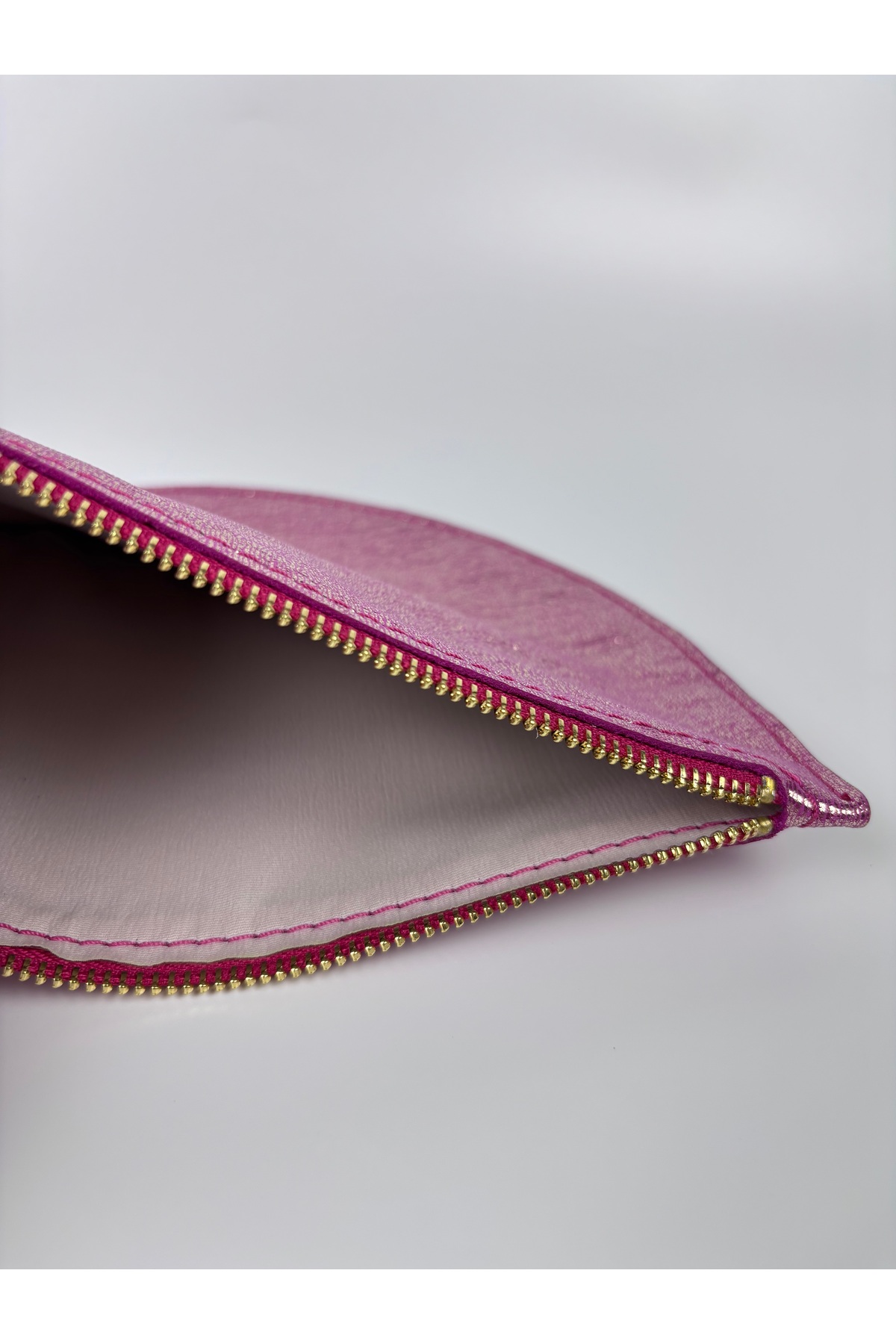 TROYDER Hakiki Deri Clutch/Portföy Çanta Parlak görsel 3