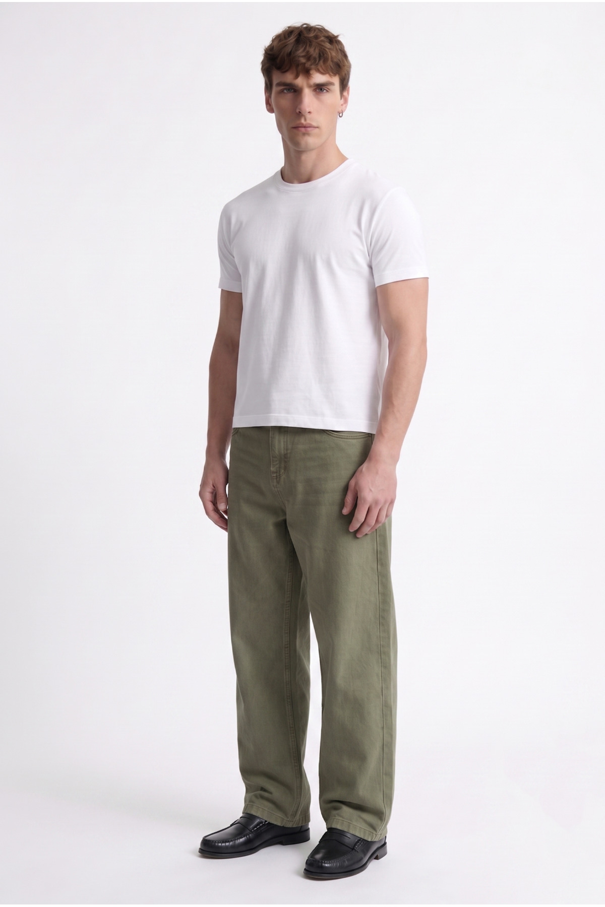 ATE STUDIOS Matcha Baggy Jean görsel 6