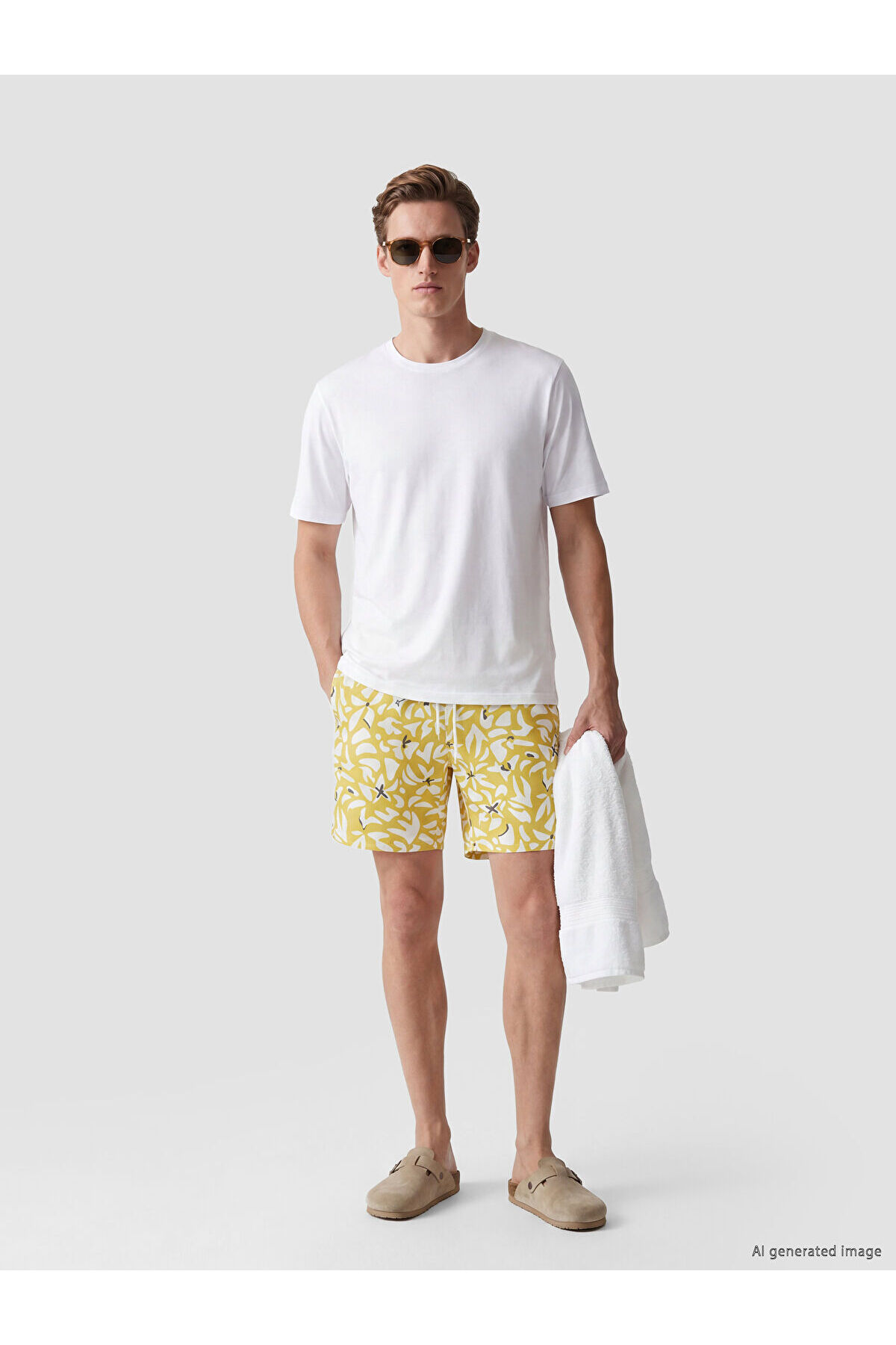 Yellow Printed