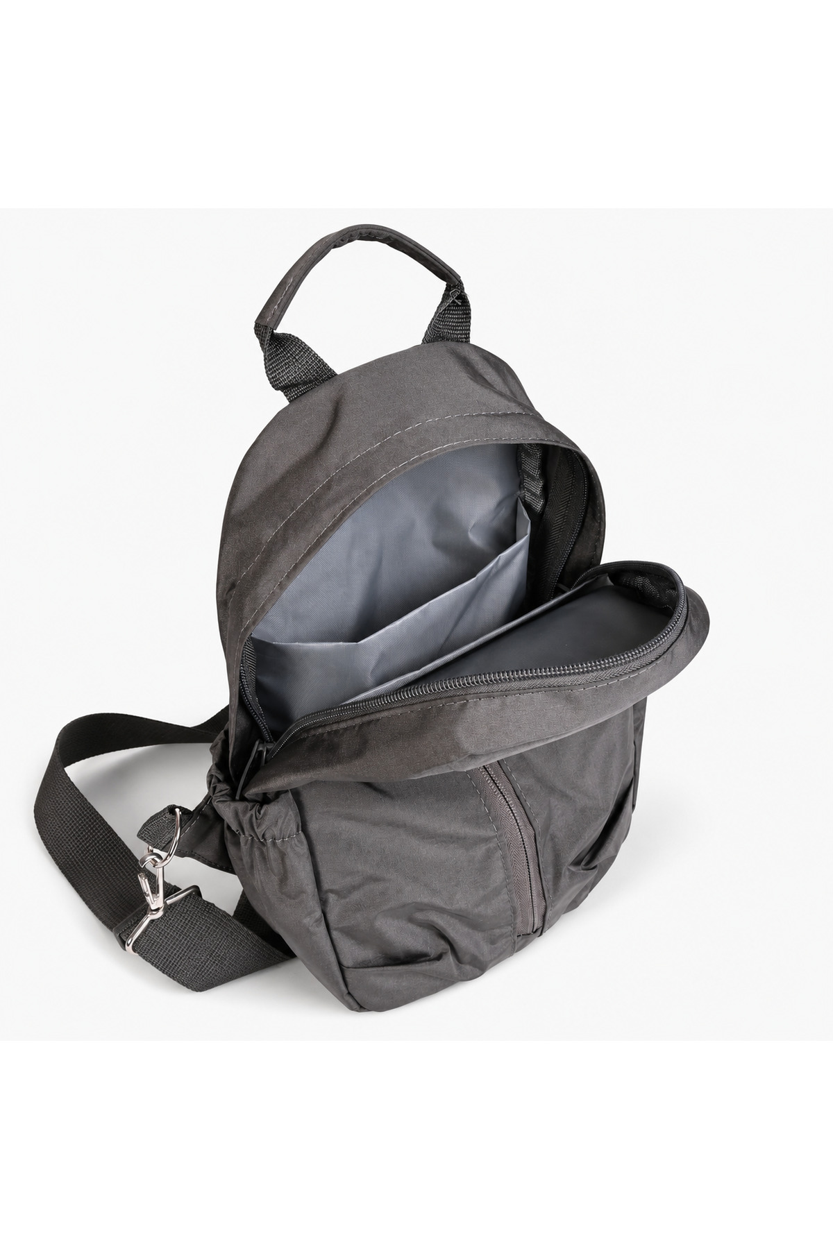 WANDER BAG Wander 6630 Su İtici Kumaş ve Fermuar Özellikli Çapraz Askılı Omuz Çantası görsel 6