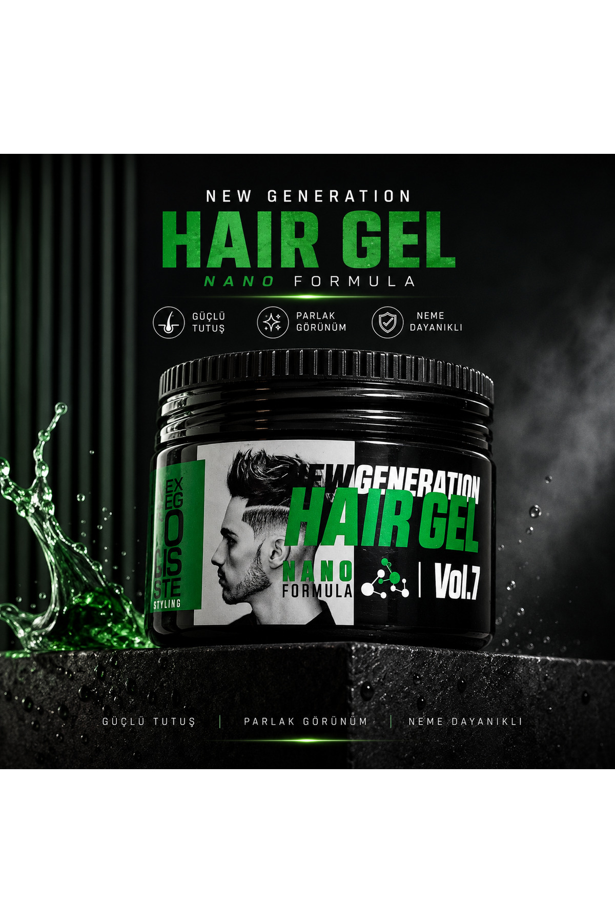 Fix Egoiste ULTRA STRONG NATURALEFFECT,NEW GERATION HAIR GEL,250 ML JÖLE — 4008