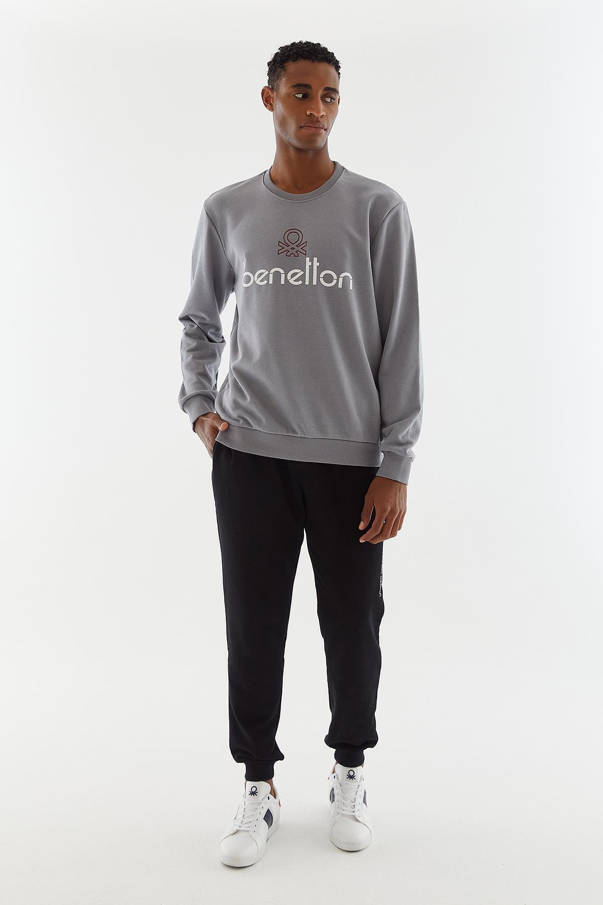 United Colors of Benetton Erkek Sweatshirt BNT-M20655 görsel 6