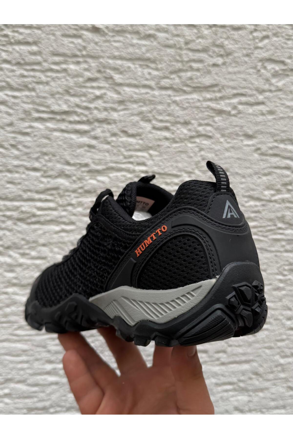HUMTTO Erkek Delikli Outdoor Sandalet, Ortopedik Taban, Kaymaz Outdoor Taban görsel 5