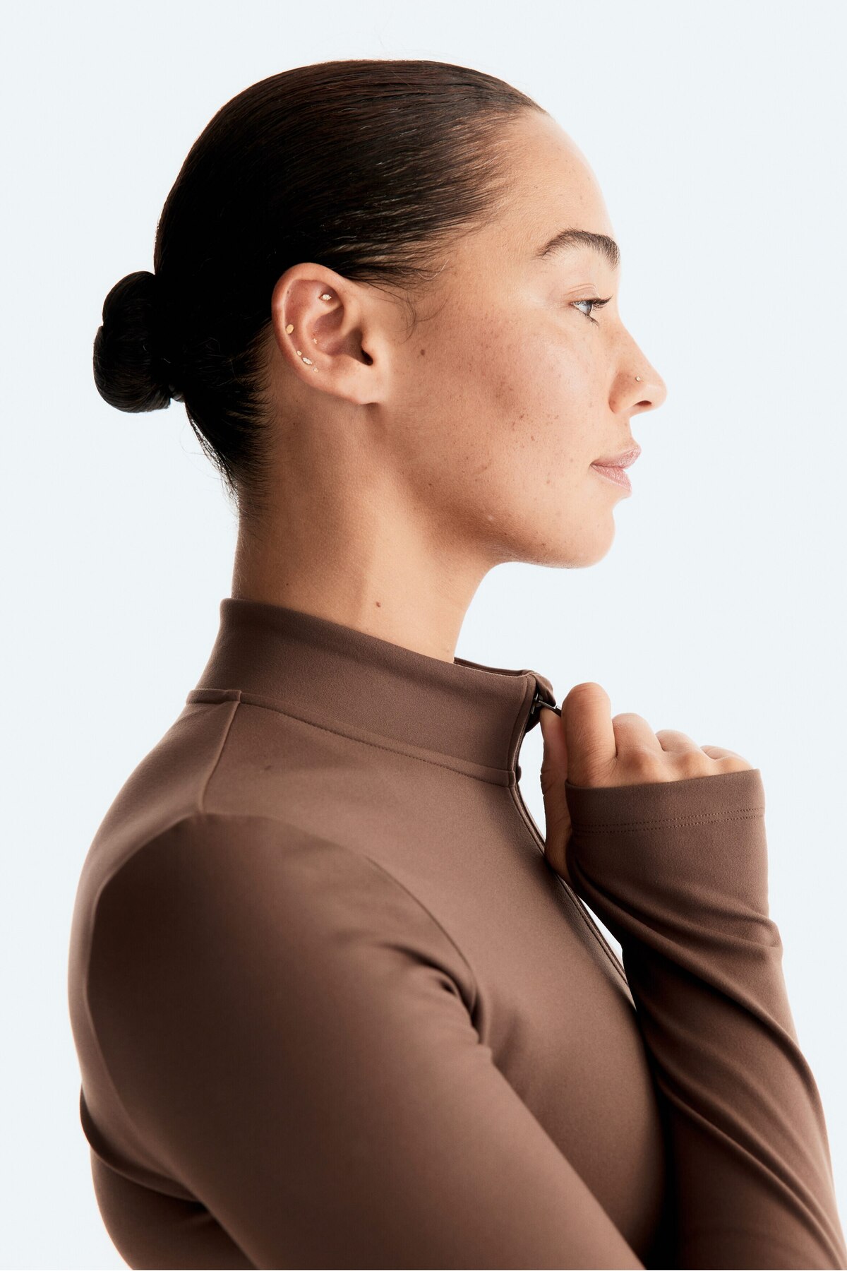 H&M Fermuarlı Spor Ceketi SoftMove™ görsel 6