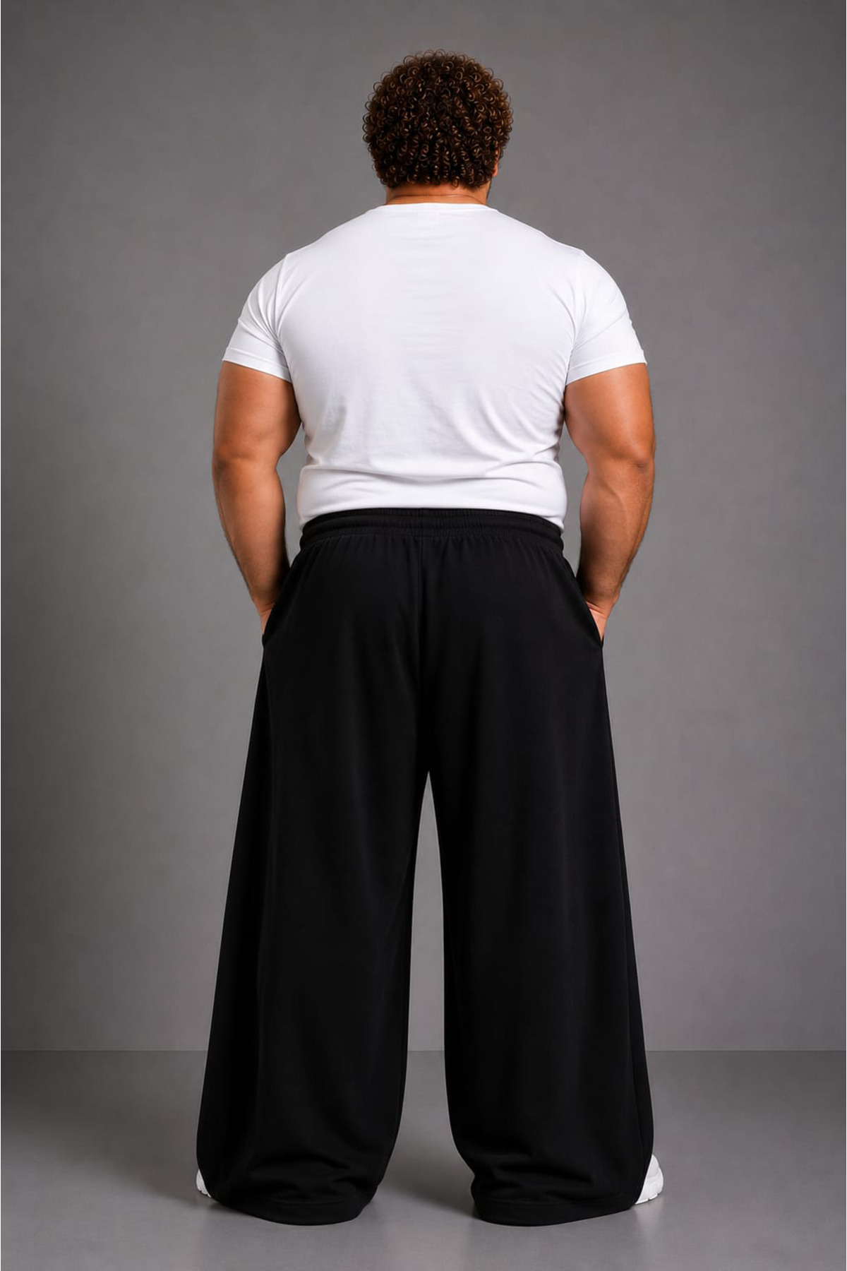 ZAVIXO ERKRK Wide Leg %100 Pamuk Pantolon Rahat Günlük Stil görsel 3