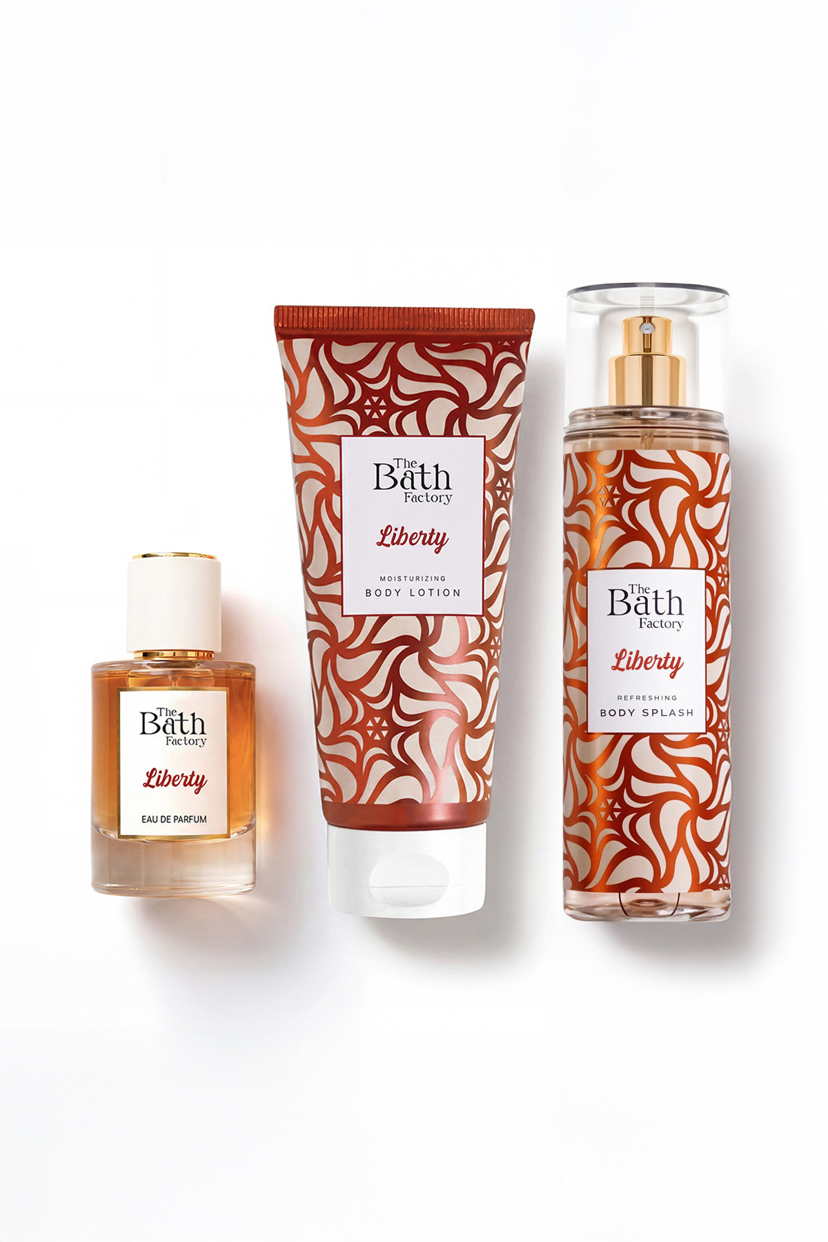 THE BATH FACTORY Liberty Parfüm 50 Ml + Liberty Vücut Spreyi 200 Ml + Liberty Vücut Losyonu 200 Ml Set - Fiyatı, Yorumları