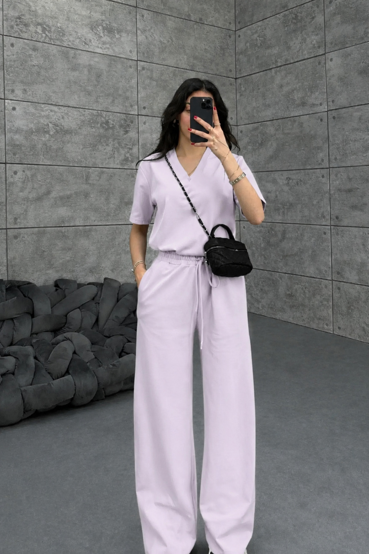 Women's Shabby Two Piece Set Casual Casual Stylish Outfit V-Neck Tracksuit