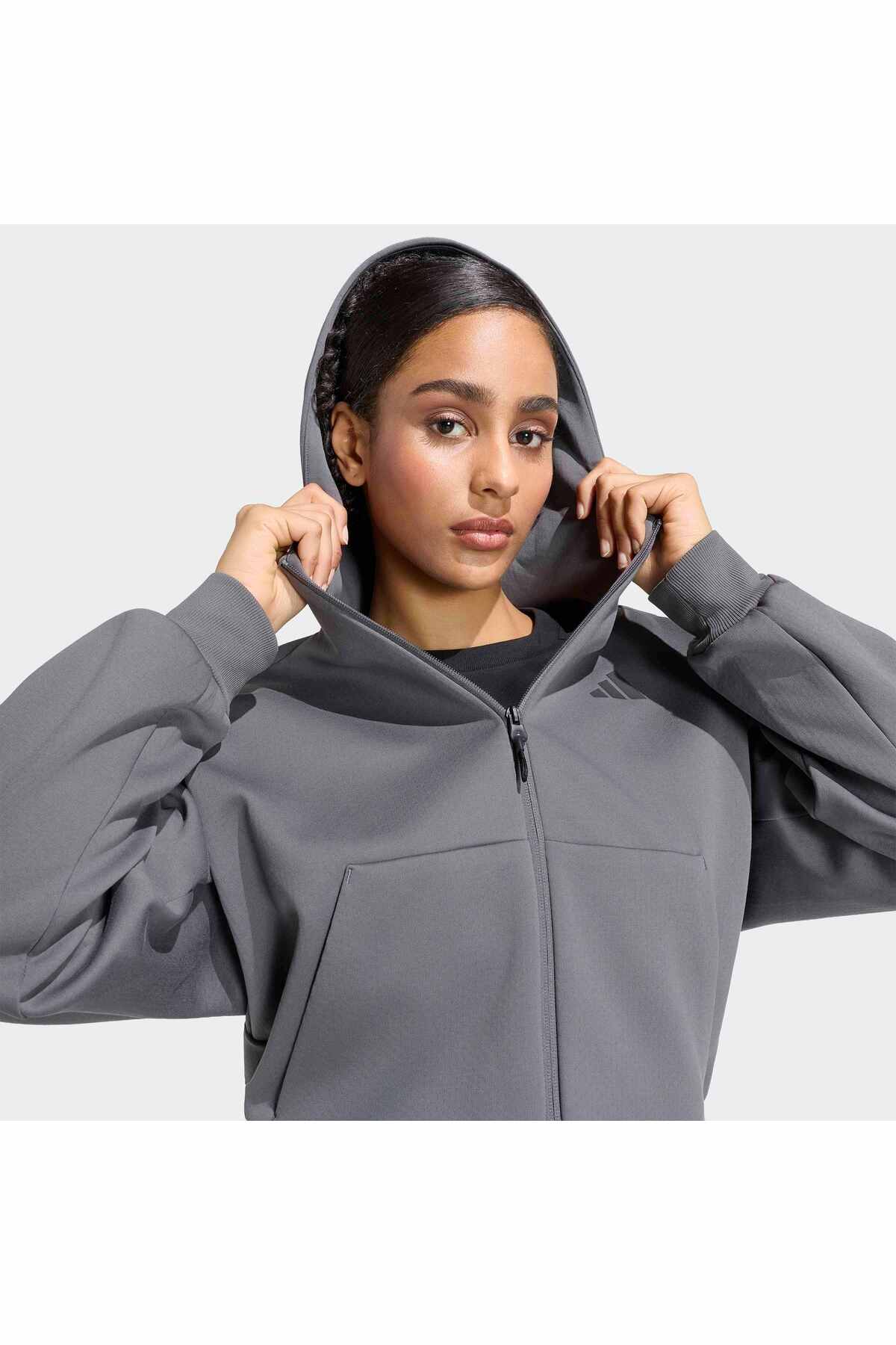 adidas W Z.N.E. Cr Fz Kadın Spor Sweatshirt KF6394 görsel 5