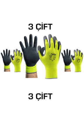 Rytill HIFIT Köpük Lateks Hassas iş & Montaj iş eldiveni🧤 (3 ÇİFT)