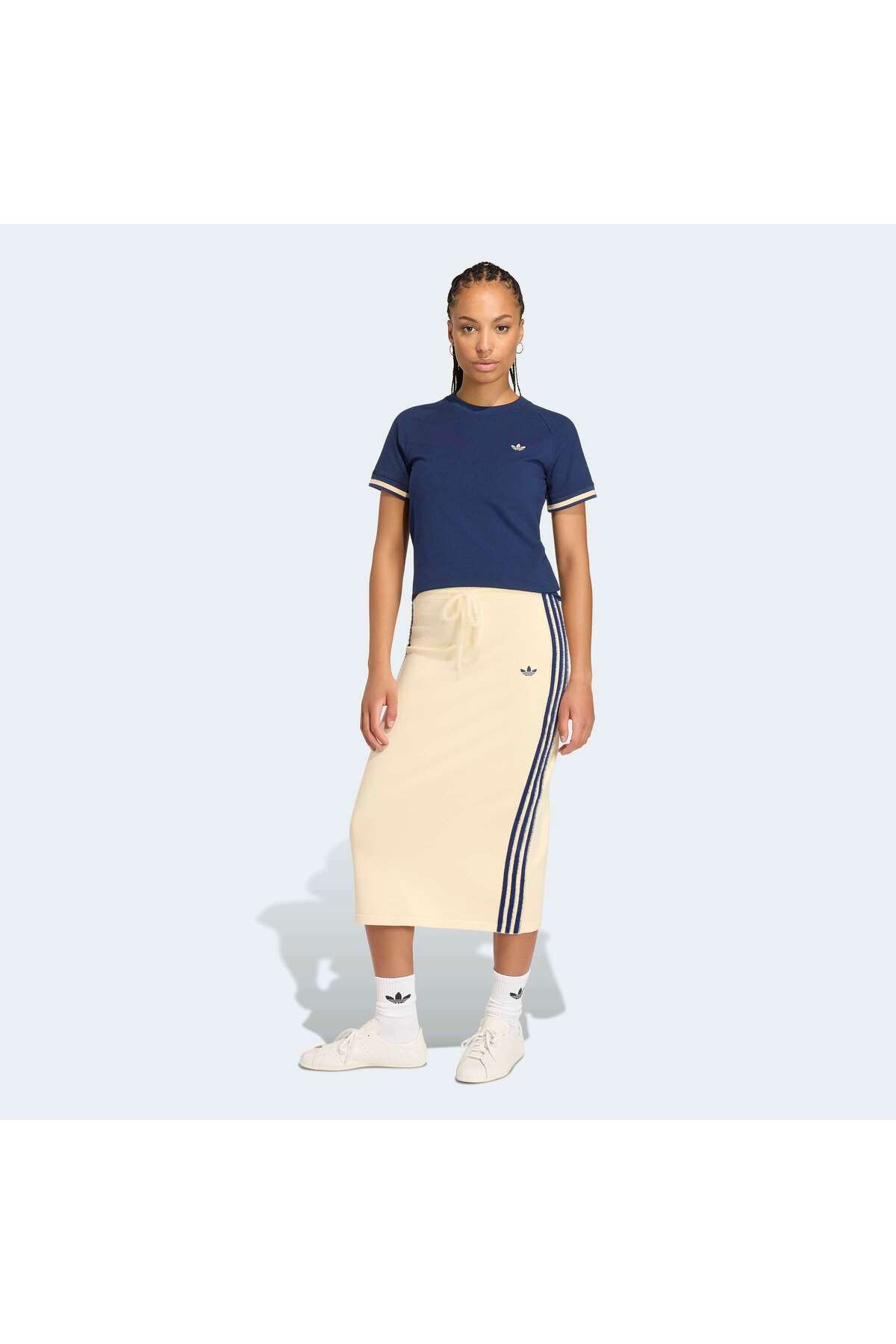 adidas Graphic Tee Kadın Spor Grafik Desen T-shirt KS7404 görsel 3