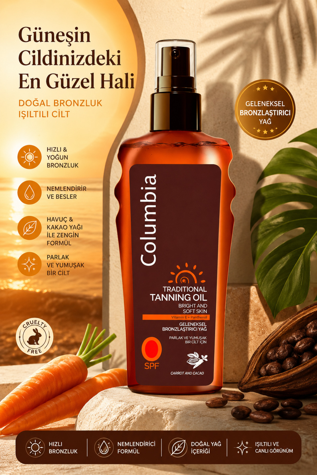 🔥 Geleneksel Bronzlaştırıcı Yağ 200 Ml. — 3626272 — تصویر 2 از 2