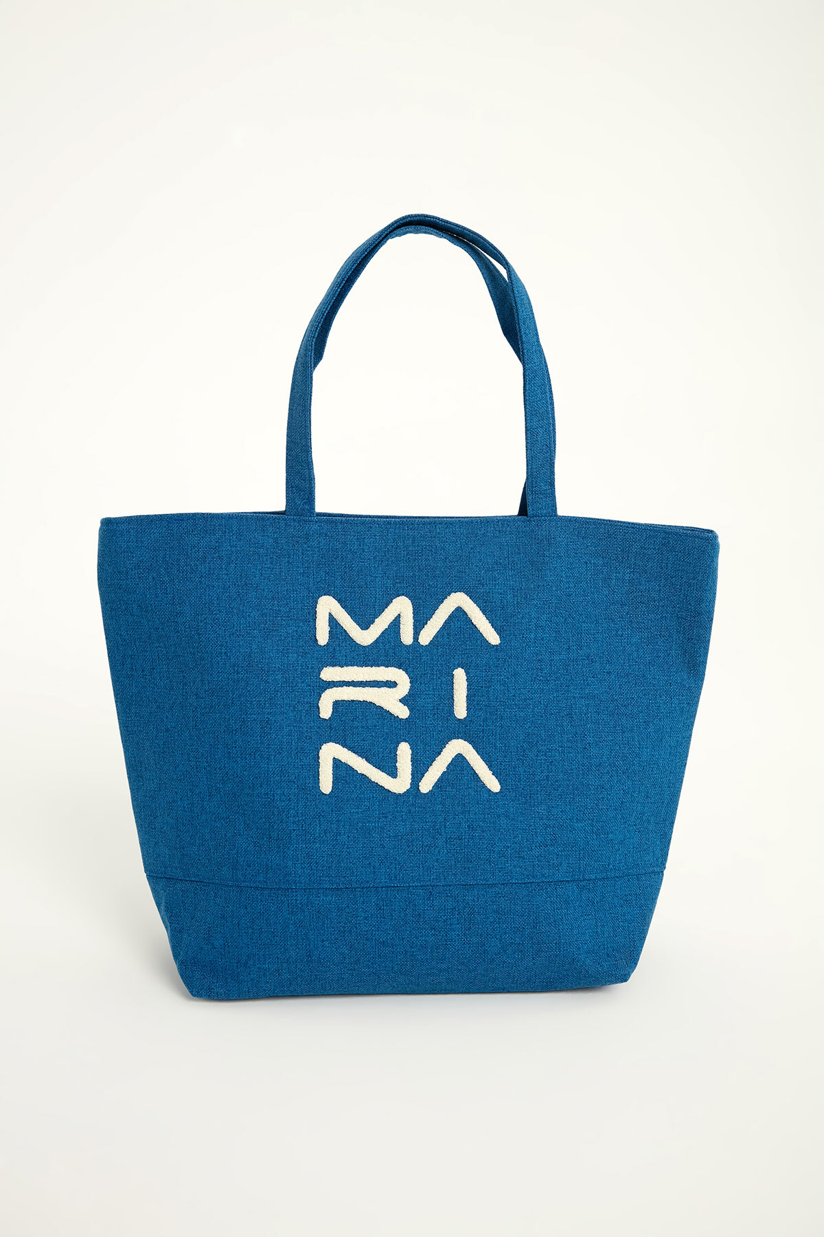 Marina Swimwear Mavi Çanta Nakışlı CA2501-4 görsel 5