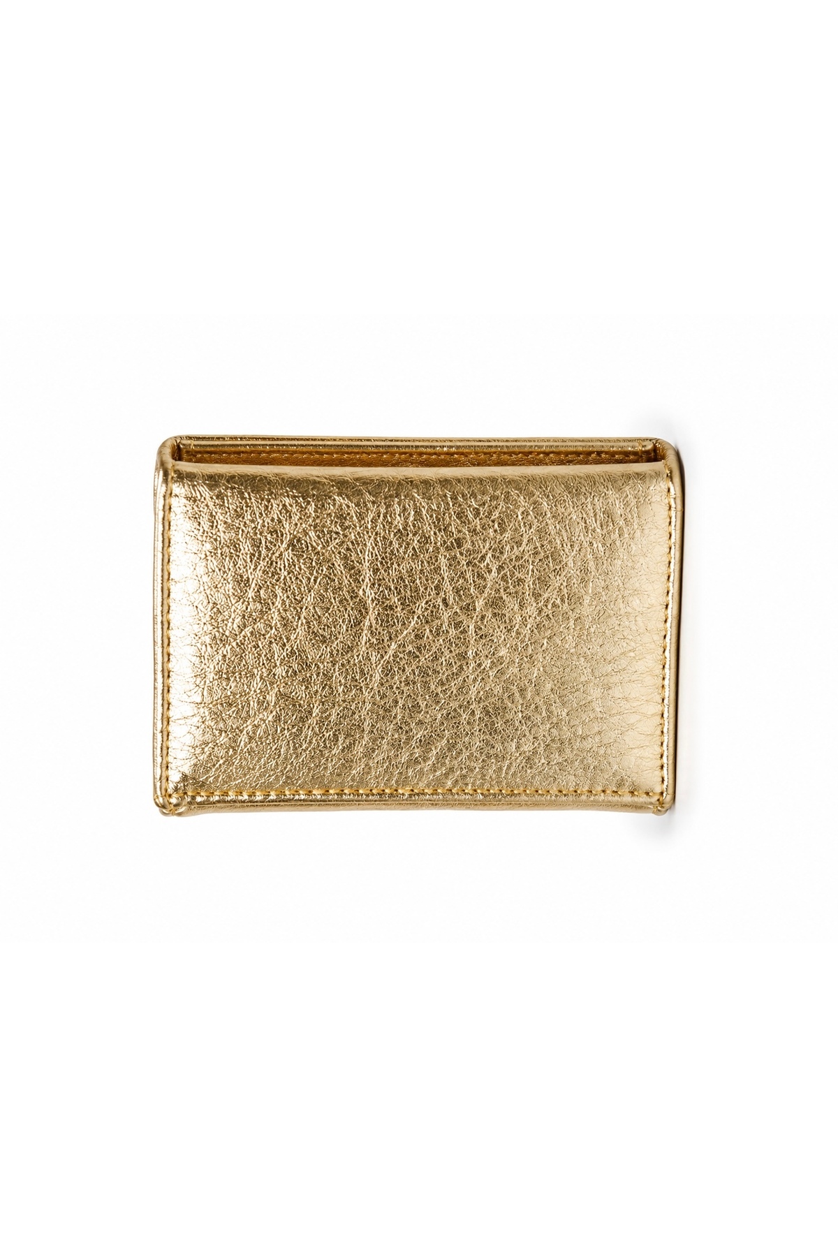 dericom Kadın Gold Mini Kilitli Şık Kompakt Cüzdan Kartlık görsel 5