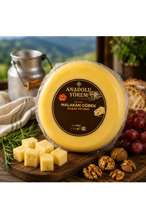 Anadolu Yörem Malakan Göbek Kaşar Peyniri 1000 g