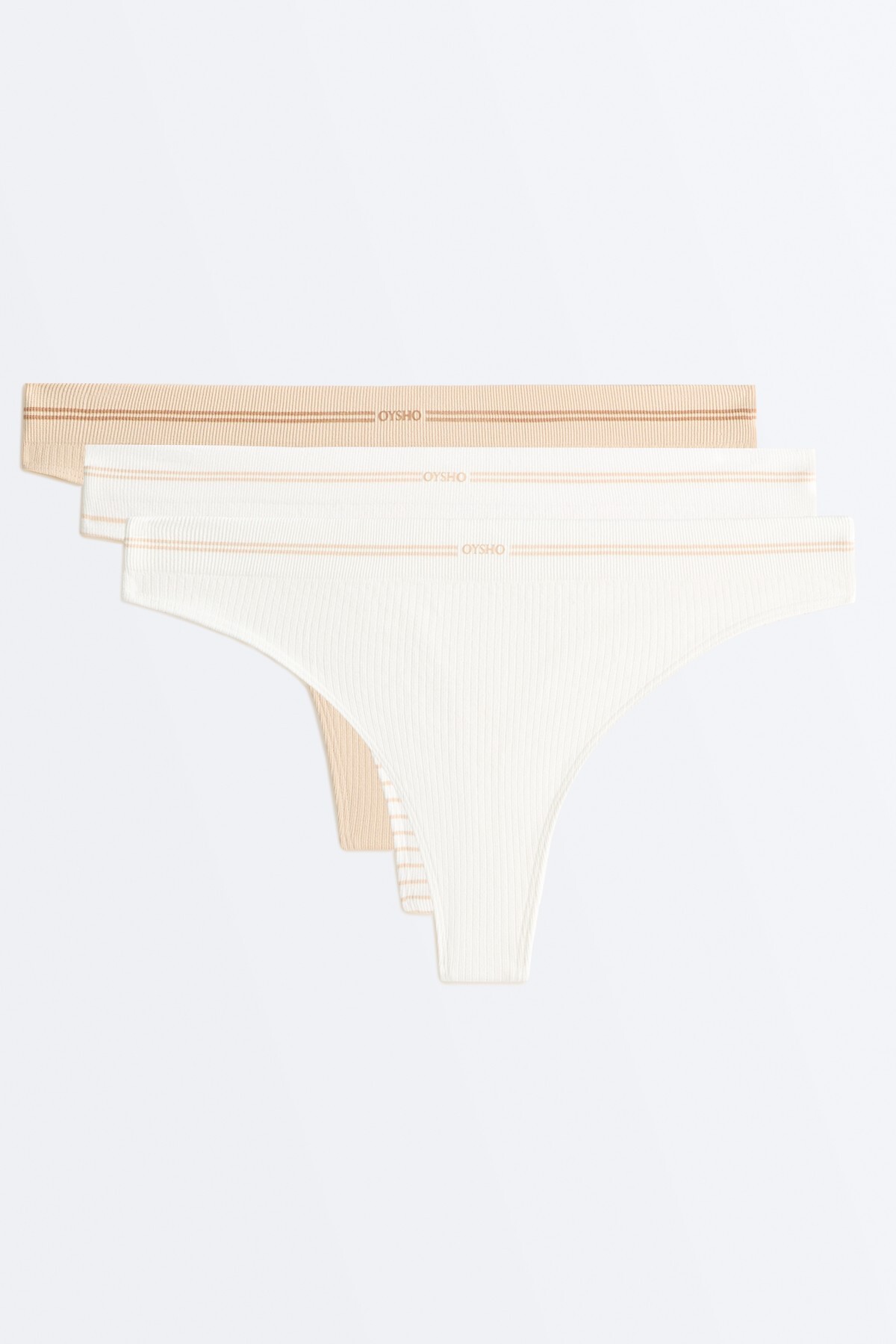3'lü fitilli seamless poliamit karışımlı tanga