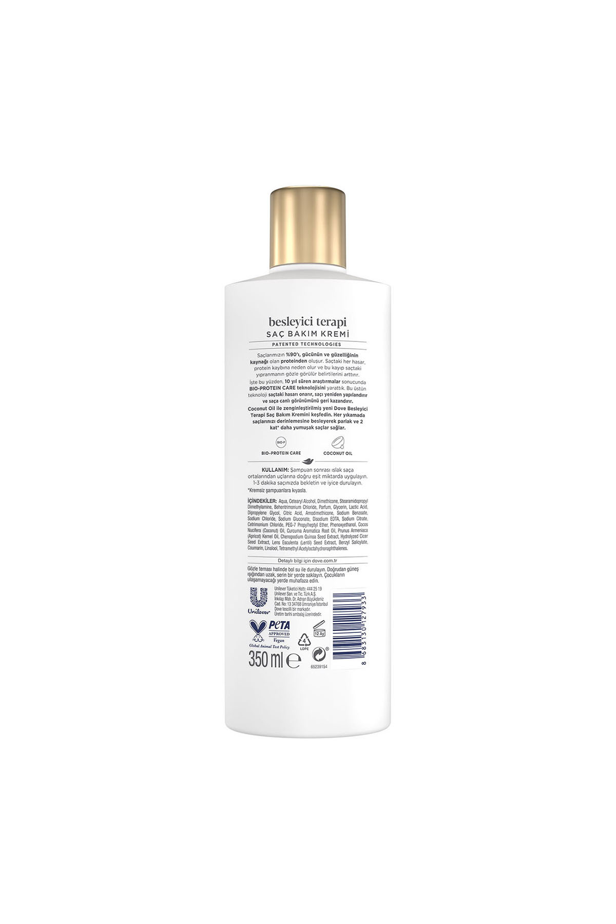 Saç Bakım Kremi Coconut Oil Besleyici Terapi 350 ml x3 — SET.UNİ.11284 — تصویر 8 از 8