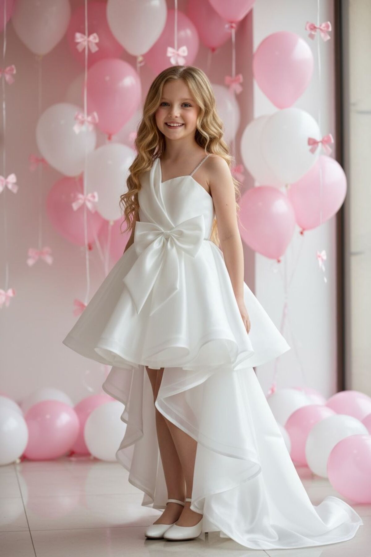Lidya Kids KIZ ÇOCUK MEZUNİYET ELBİSESİ