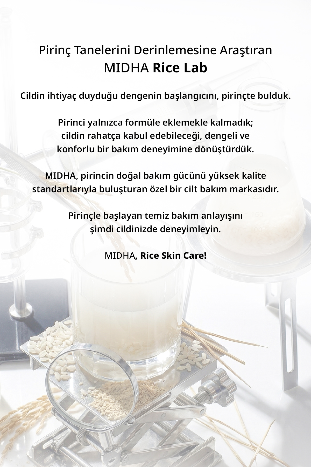 Pirinç Proteini İçeren Cilde Parlaklık Kazandıran Nemlendirici Serum MIDHA Rice Protein Milky Serum — MIDHA-RICE-PROTEIN-SERUM30 — تصویر 8 از 8