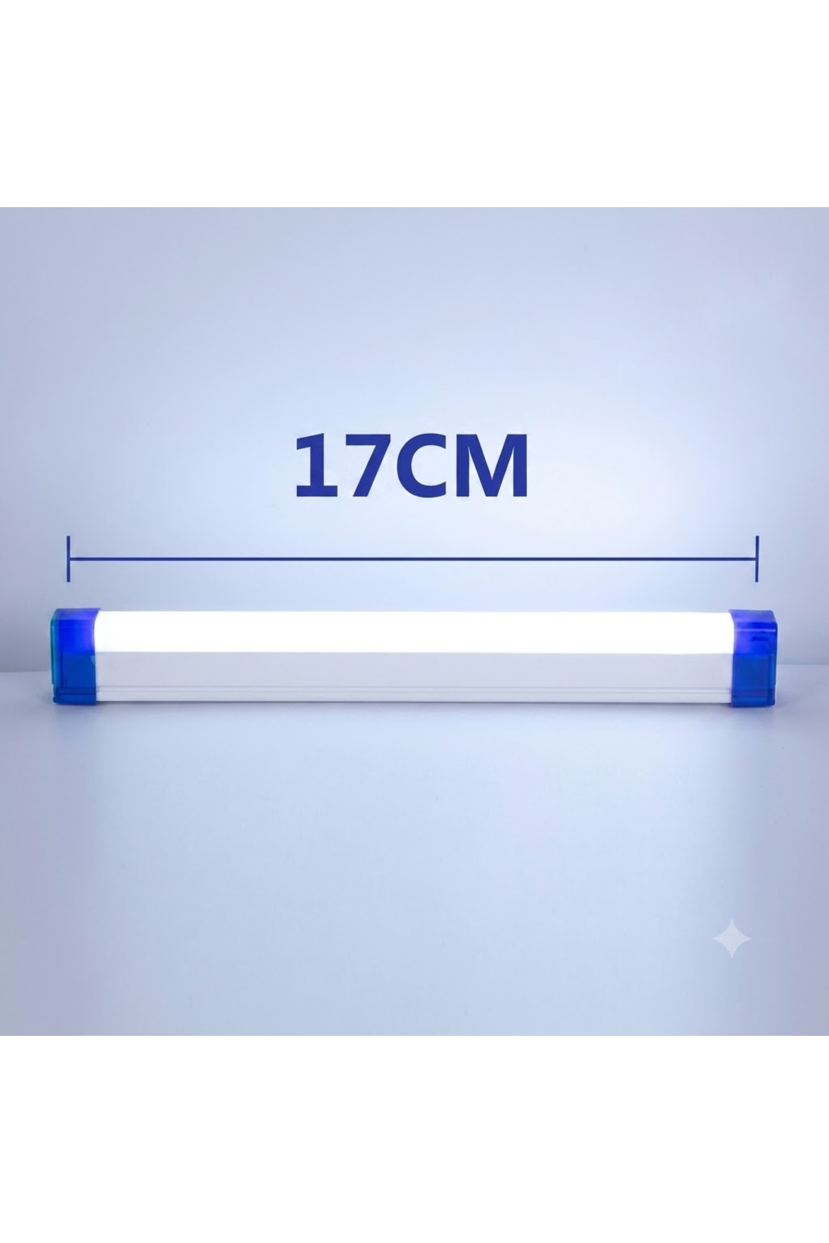 Portable Rechargeable Magnetic LED Emergency Tube Light (17 cm) . rm93m, one size