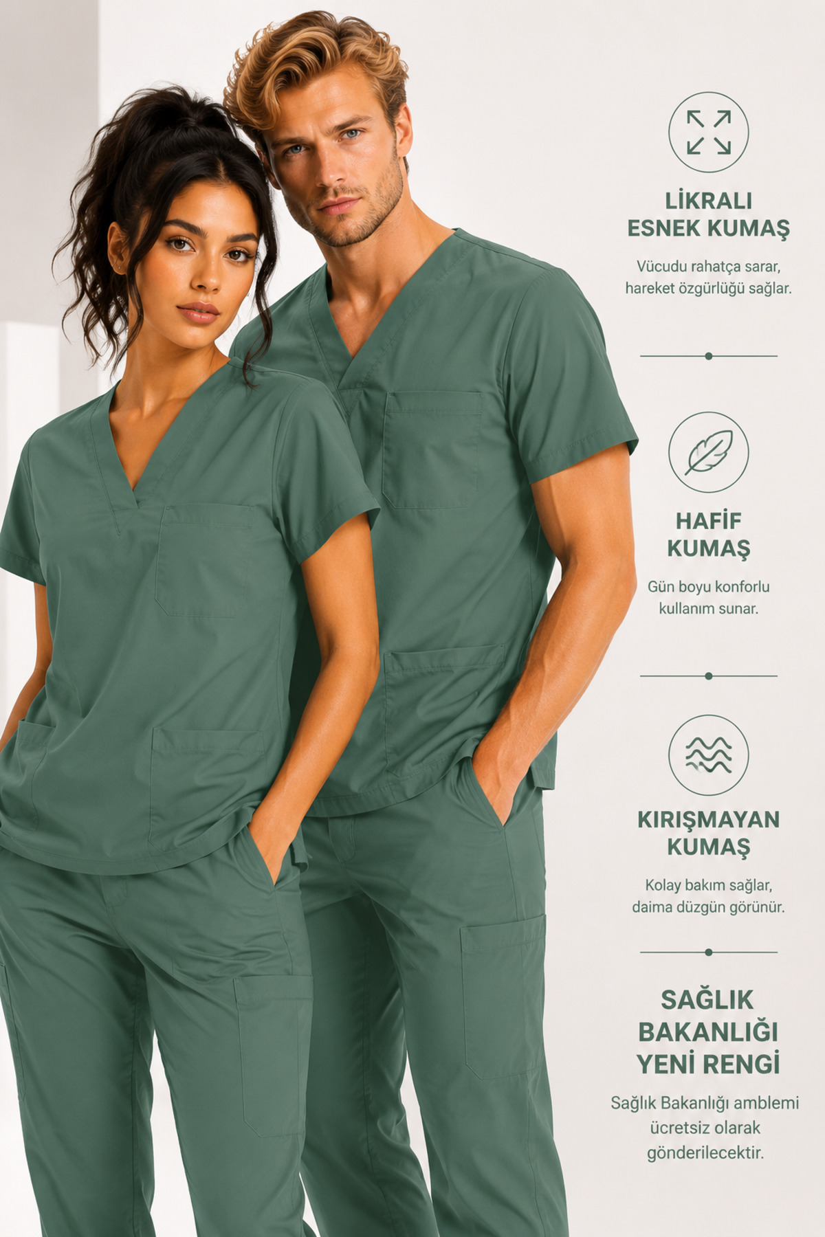 KARGA ÜNİFORMA Medicinska uniforma od likre, uniforma za medicinske sestre i ...