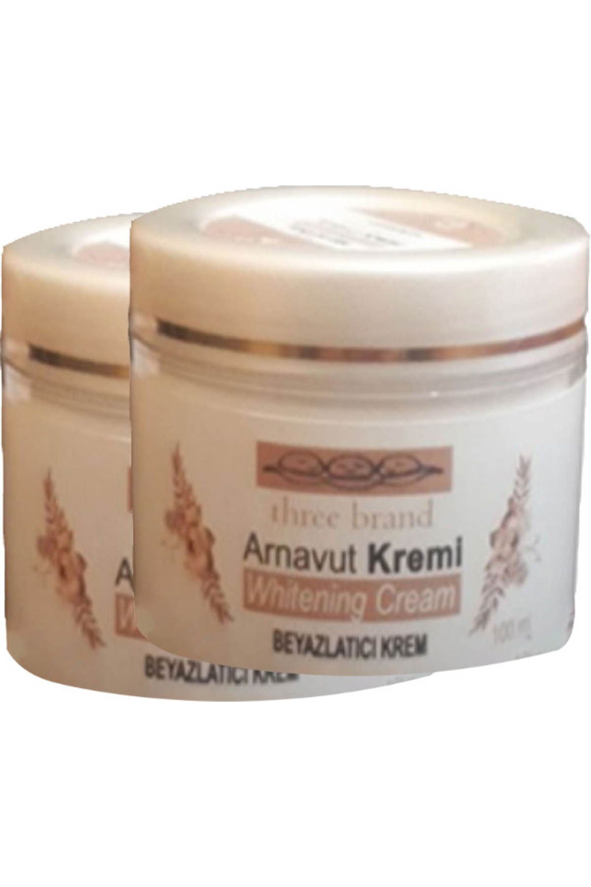 Bezos Three Brand Arnavut Kremi Whitens Cream Tüm Bölge Aklık Kremi 100 ml — GU-EYF-16952-AGC01
