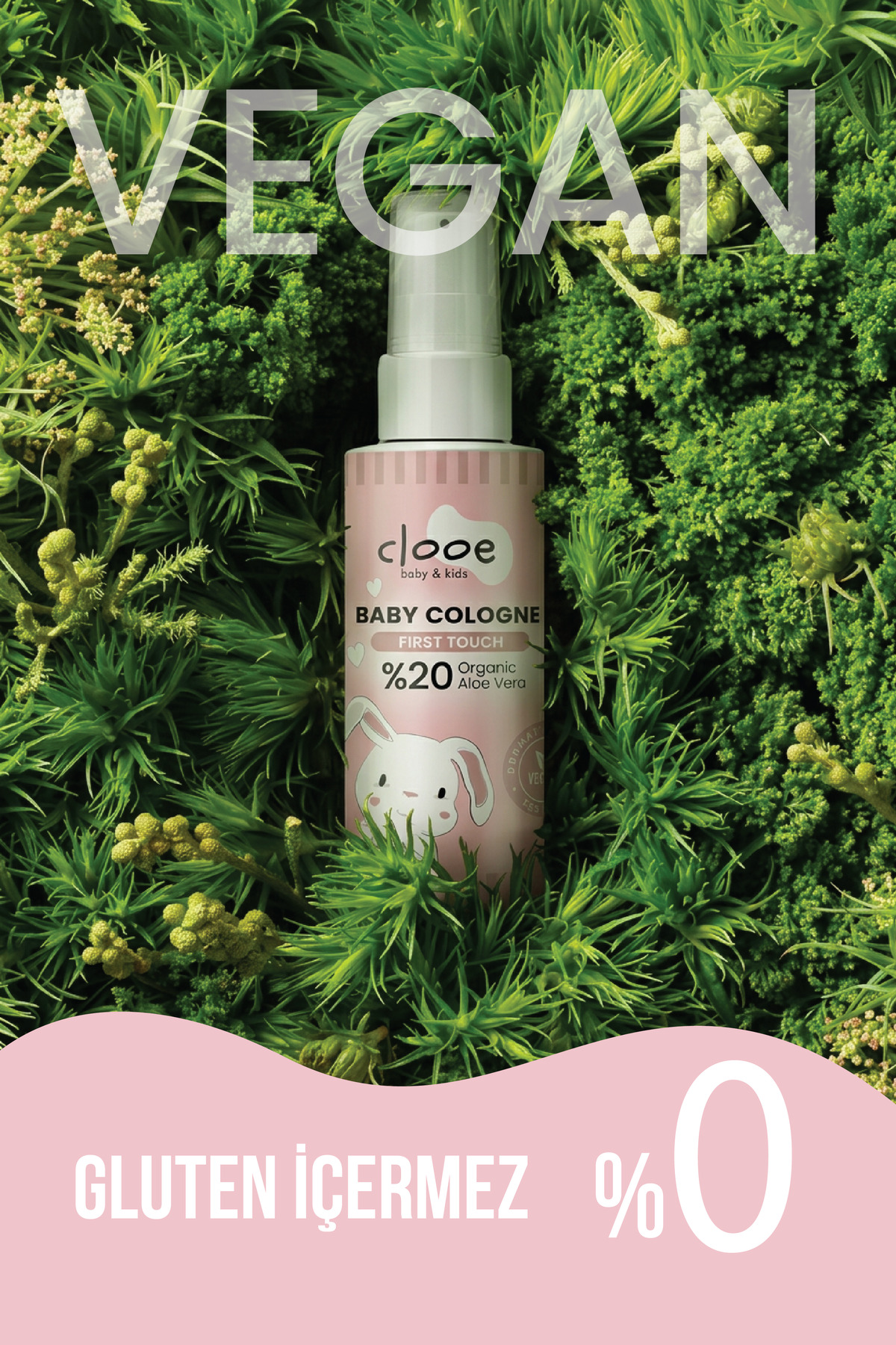 Bebek Kolonyası First Touch Seti - 40 ml + 150 ml - Temiz Çarşaf Esintili - Organik Aloe Vera Özlü — PKA046 — تصویر 2 از 4
