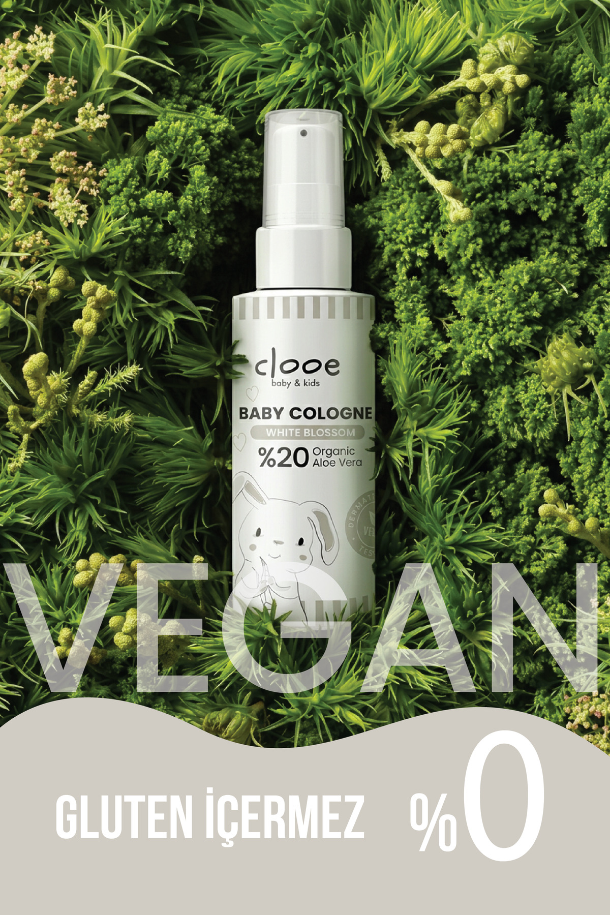 3'lü Bebek Kolonyası White Blossom 40 ml - Beyaz Çiçek Notalı - Organik Aloe Vera Özlü - Vegan - Hızlı Kuruyan — PKA071 — تصویر 2 از 4