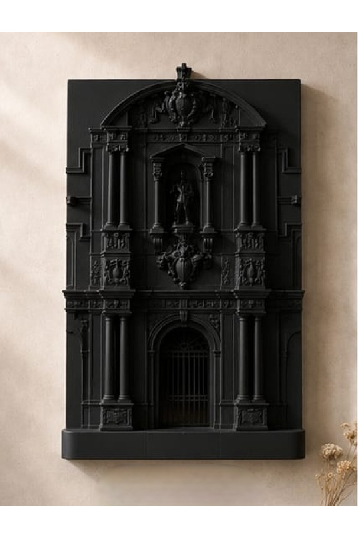 Neoclassical Architectural Miniature Decorative Wall Decor Wall Decoration 25 CM