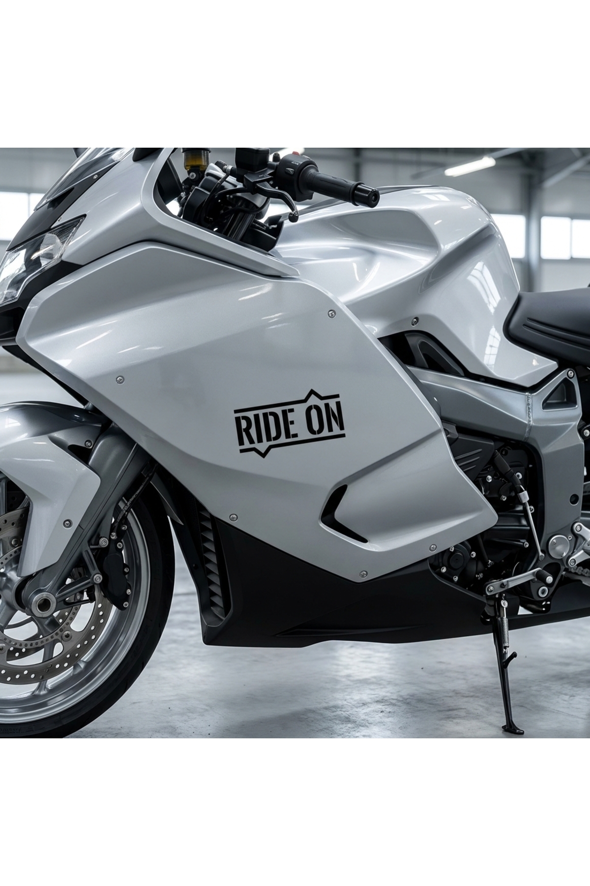 Motosiklet Kaporta Yan Yüzey Araç Sticker - Minimalist Yazı Tipi İle Kişiselleştirme