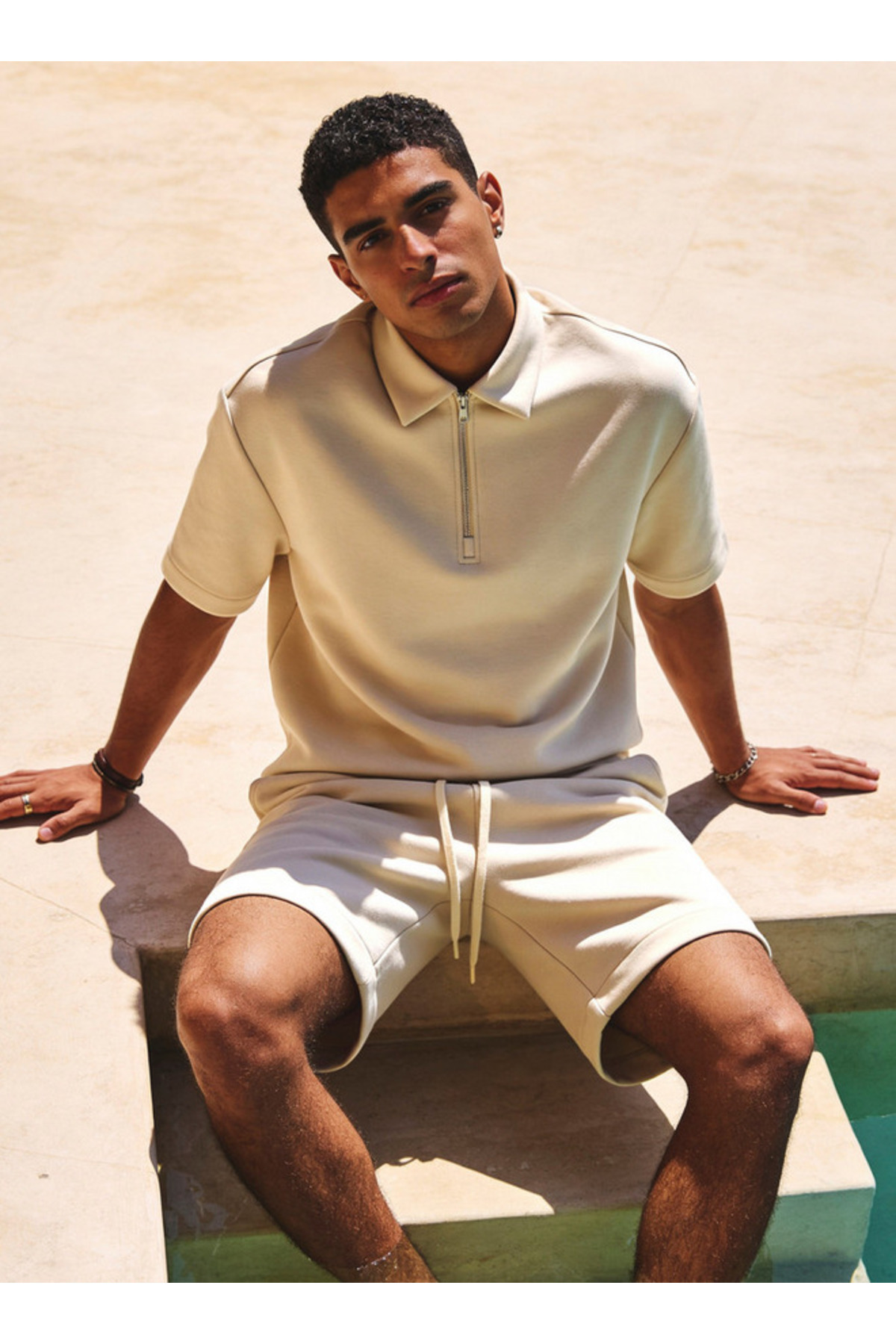 FAV ZIP NECK POLO TSHIRT