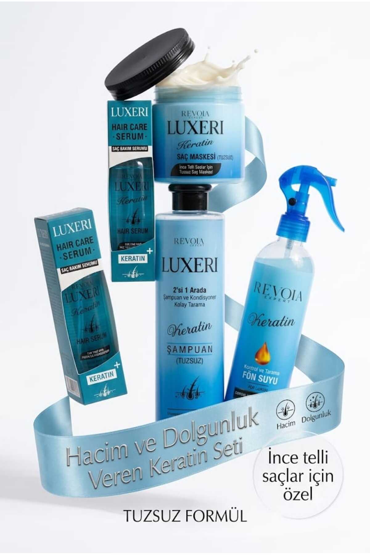REVOLA EXPERT REVOLA Keratin Saç Bakım Seti İnce Telli Saçlar İçin