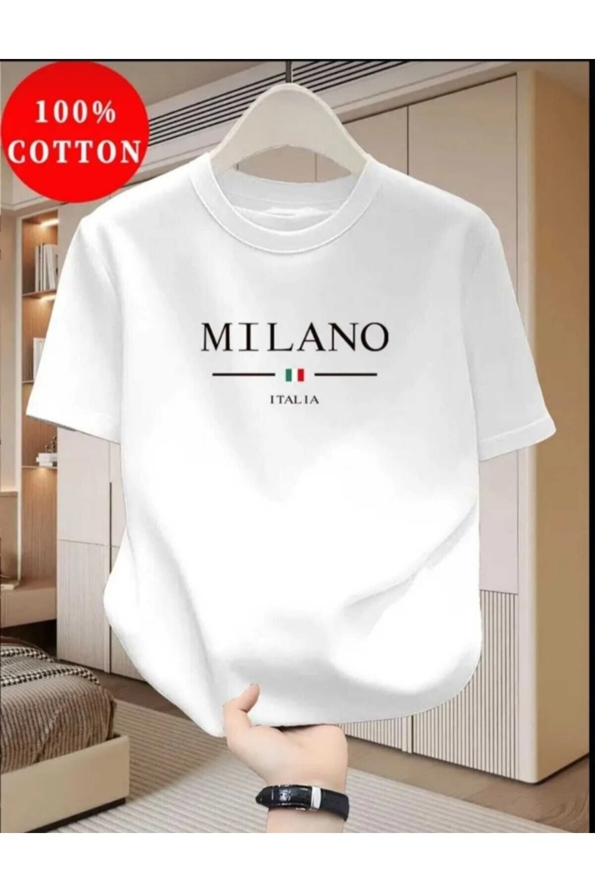 ELAN WEAR 100% Cotton Unisex T-Shirt. Thanks to Its Oversized Design, It Provides Both a Stylish and Comfortable Look.