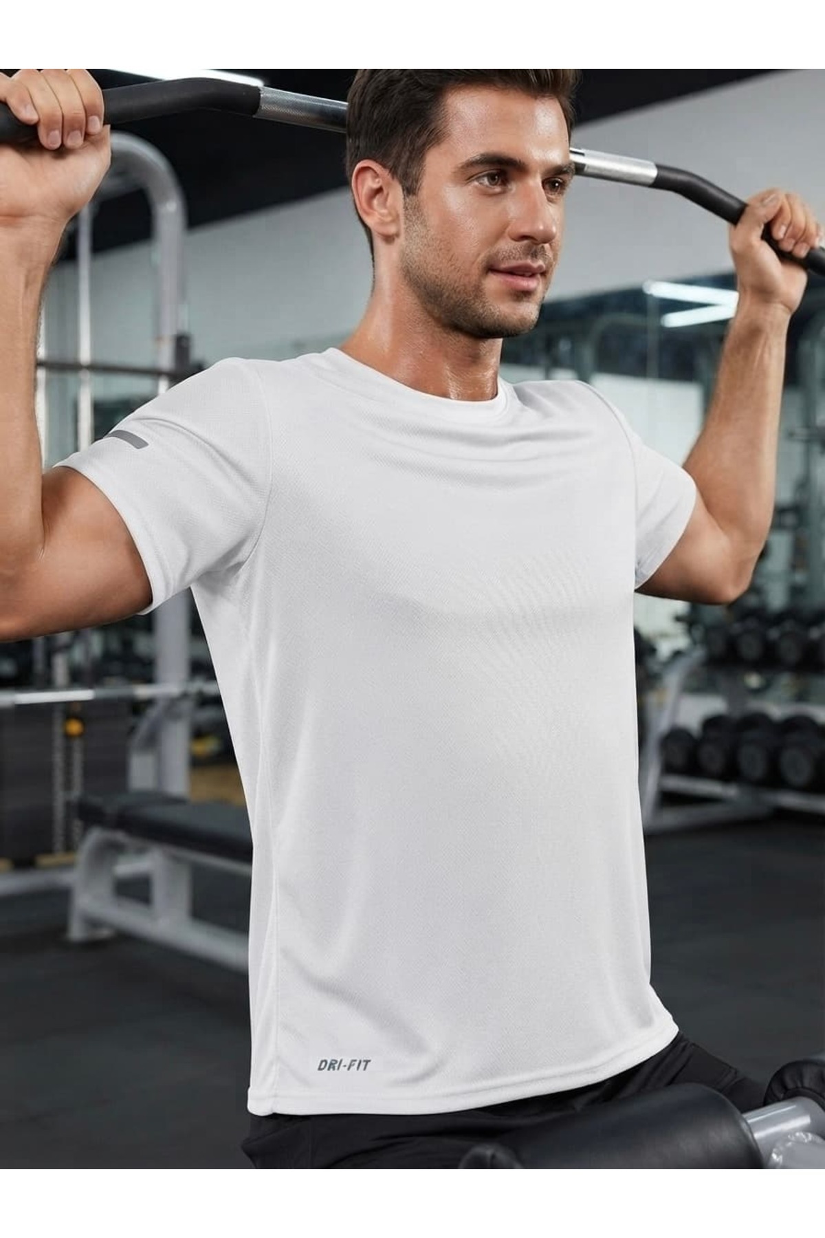 Demente Erkek Nem Emici Atletik Teknik Antrenman T-shirt görsel 4