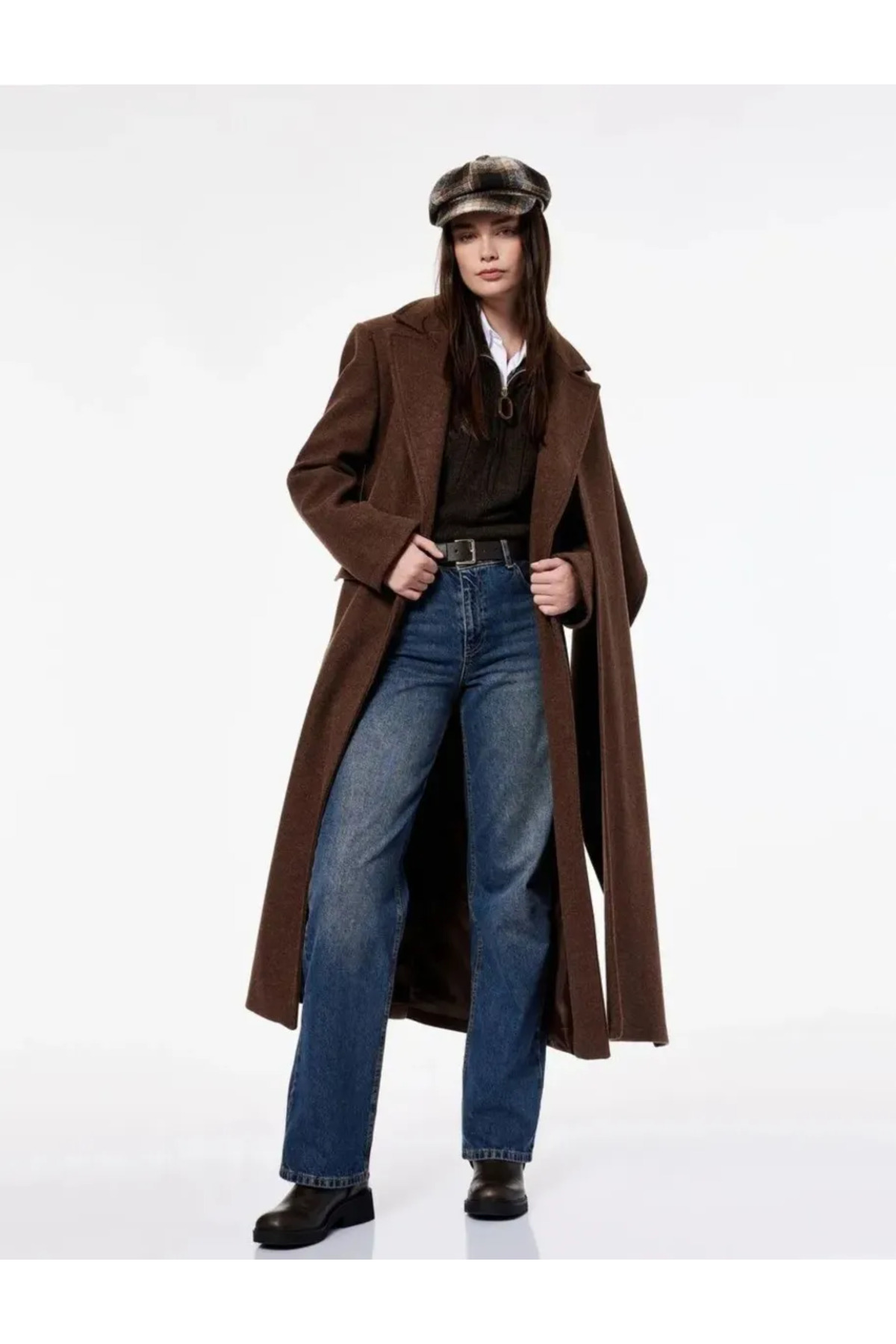 Koton Pamuklu Düz Kesim Düz Paça Jean Pantolon - Straight Jeans görsel 2