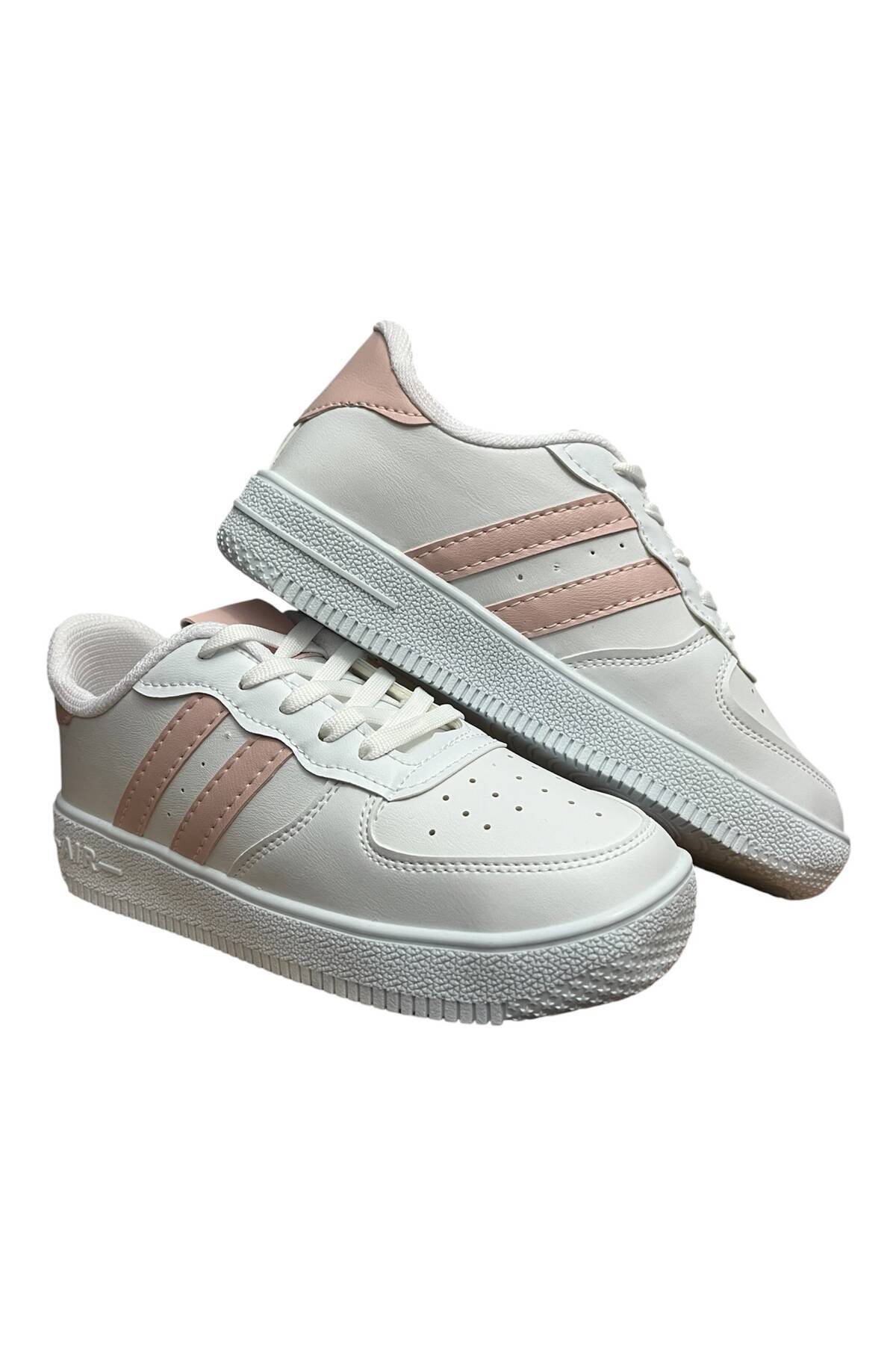 rungo AİR RAHAT HAFİF UNİSEX BAĞCIKLI GÜNLÜK CASUAL KADIN ERKEK SNEAKER SPOR AYAKKABI görsel 5