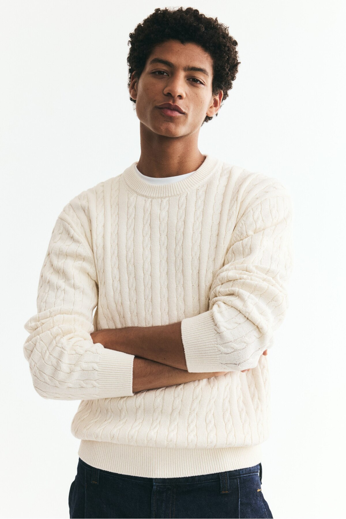 H&M Saç Örgüsü Kazak Regular Fit