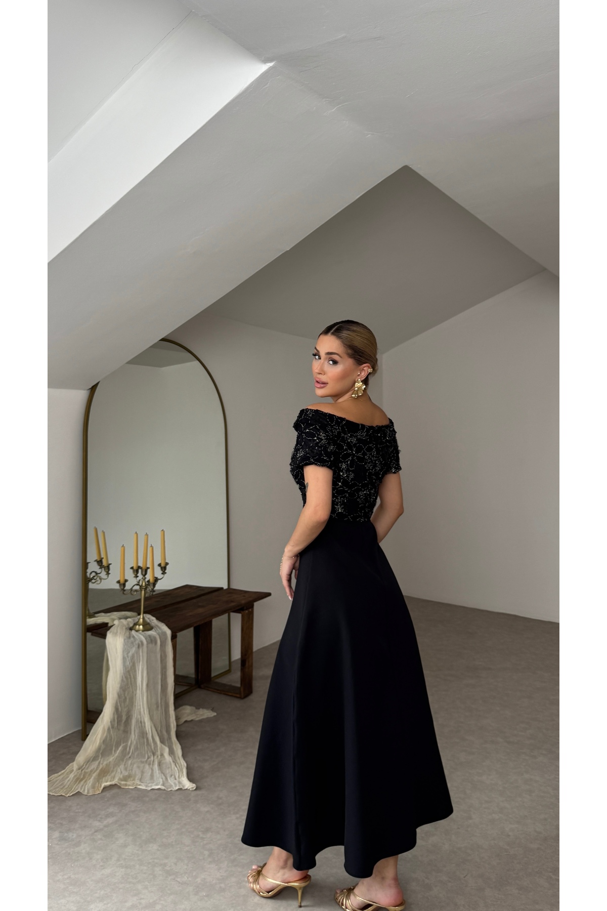 Nesil Premium Celine Elbise görsel 5