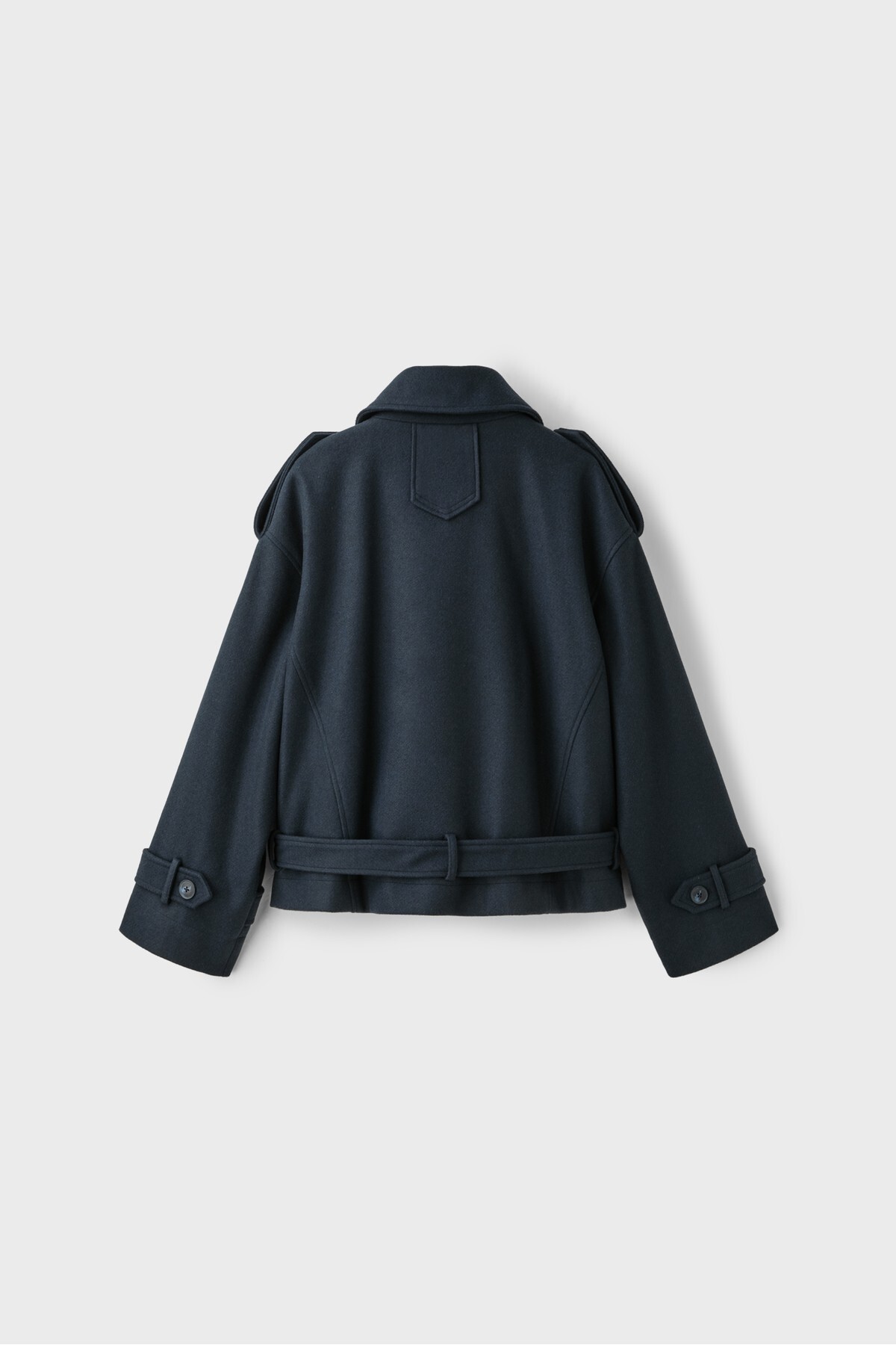 Stradivarius Yumuşak dokulu oversize trençkot görsel 7