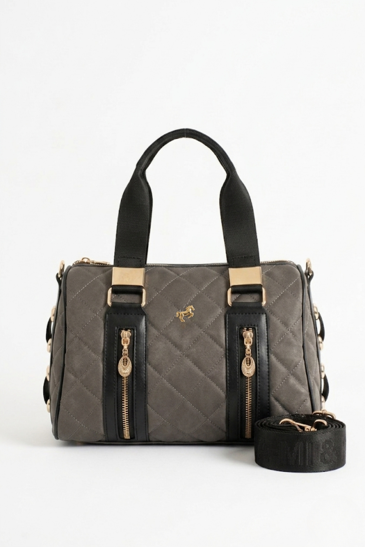 Miami polo 1204 women 'S quilted handbag handbag shoulder bag GRAY