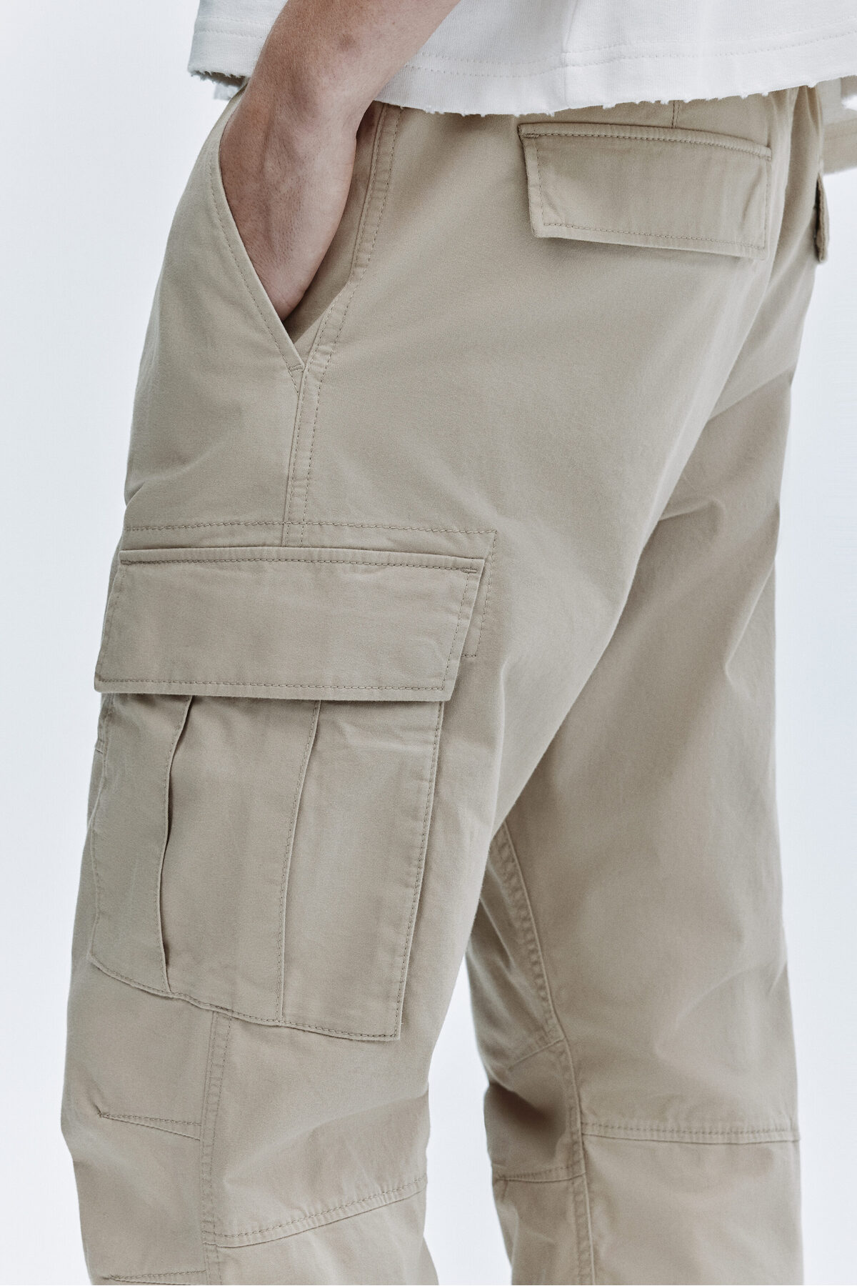 H&M Kargo Pantolon Slim Fit görsel 6
