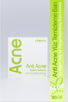 inkorea Acne Karşıtı Ve Yağ Dengeleyici Doğal Sabun / Anti-acne Oil Balancing...