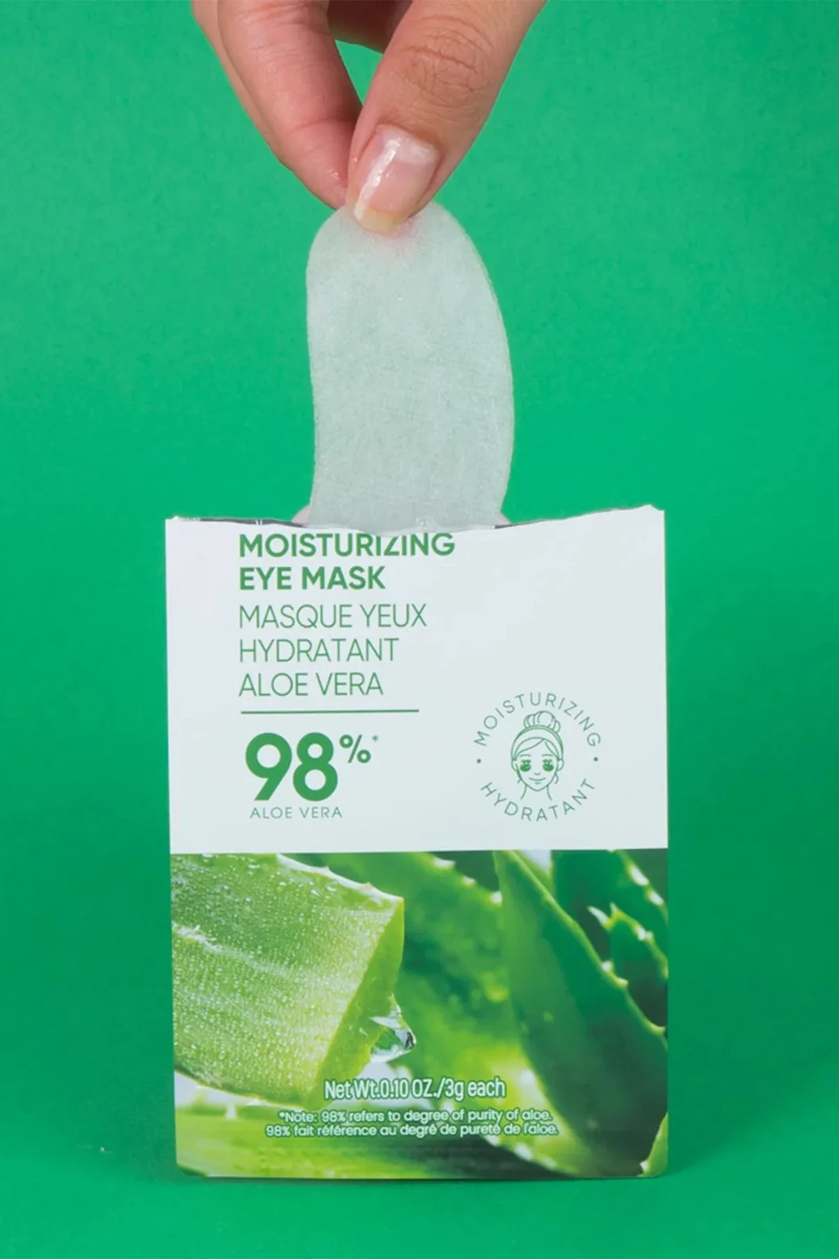 ماسک مرطوب کننده زیر چشم آلوئه ورا دارای مجوز — 2015922310104 — تصویر 3 از 7