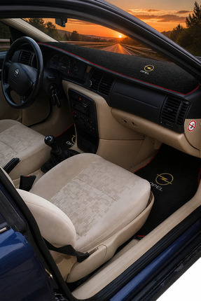 ulustekstil Opel Vectra B Kasa ( 1995 - 2002 ) Torpido Konsol Koruma Halısı 5...