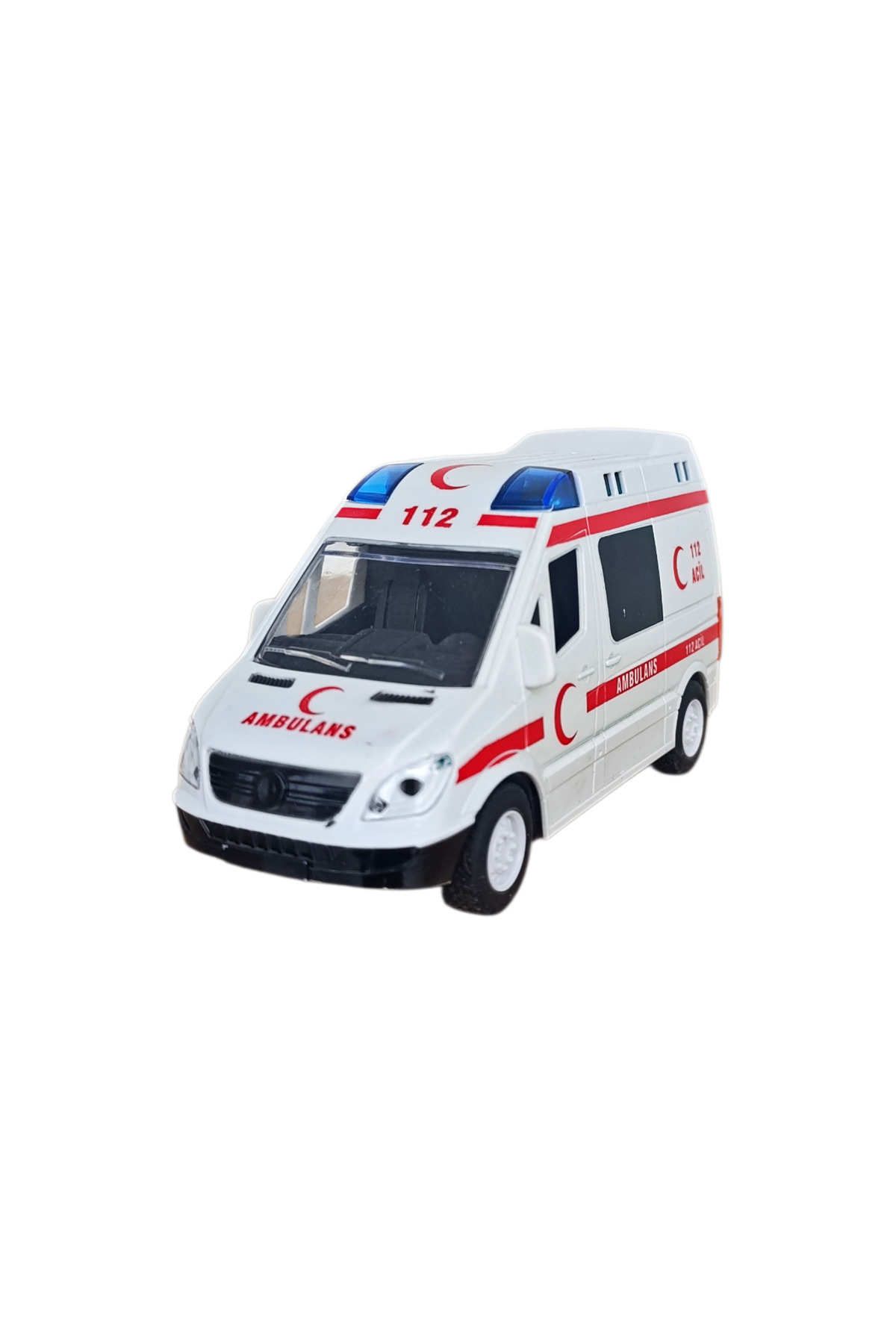 Brother Toys Işıklı Müzikli 112 Yazılı Oyuncak Ambulans Yerli