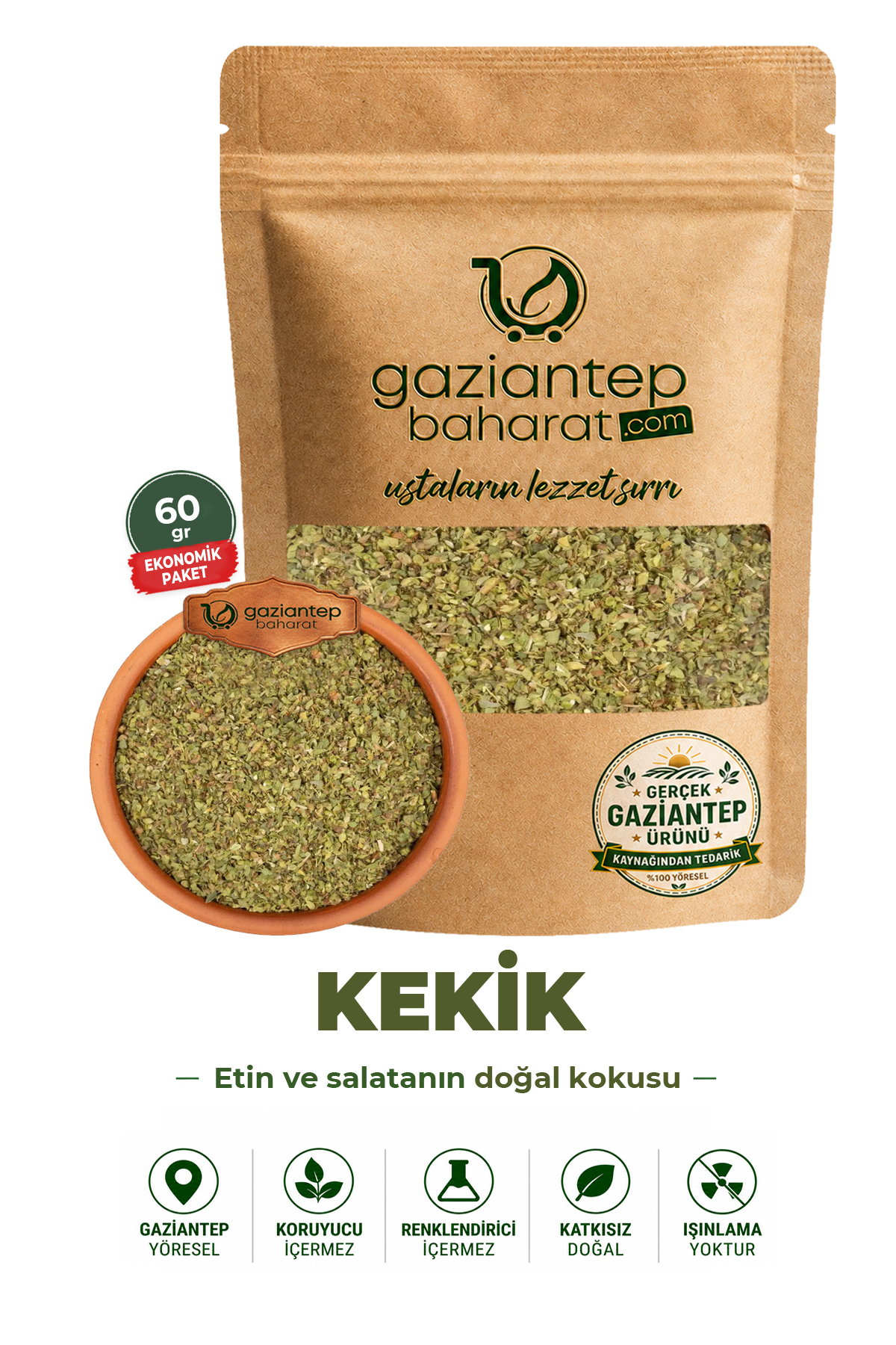 Gaziantep Baharat Kekik Lüks 60 gr