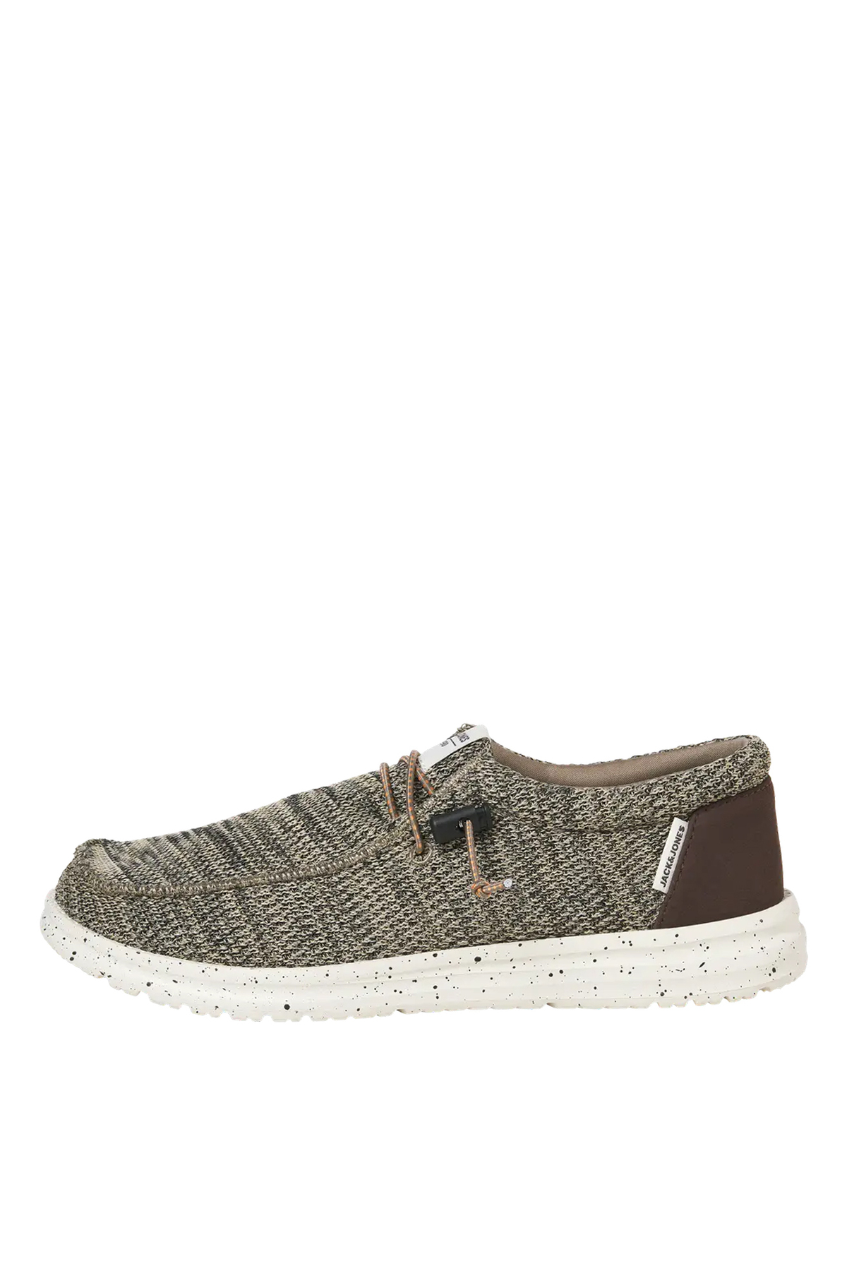 کفش کتانی مردانه کرم تیره JFWTAFY مدل توری لوفر جک اند جونز کفش اسنیکر Jack & Jones