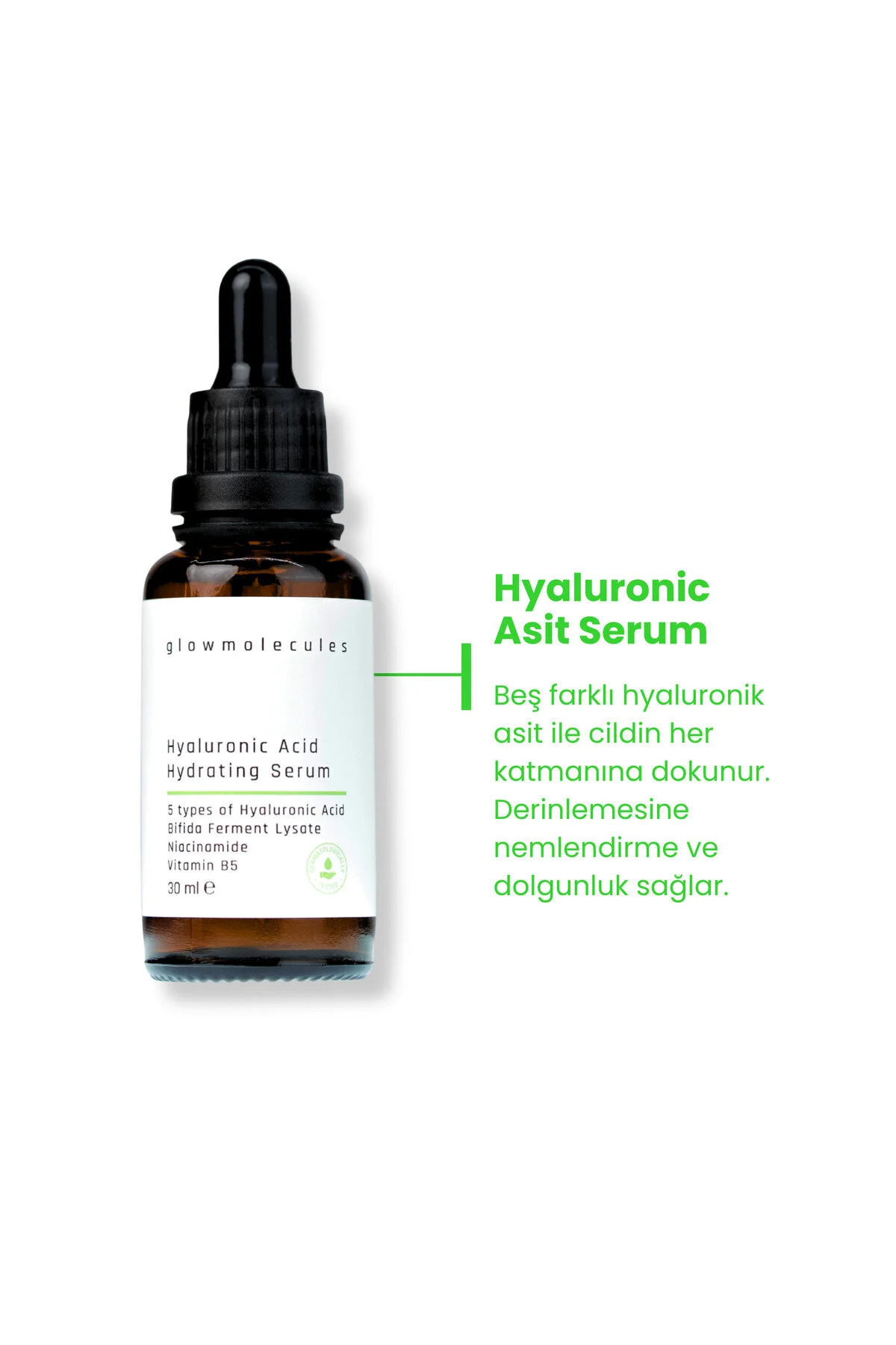 Nemlendirici Serum - Hyaluronic Acid Hydrating Serum (30 ML) — تصویر 3 از 8