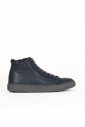 Bueno Shoes Gri Deri Kadın Düz Bot 01wz7700