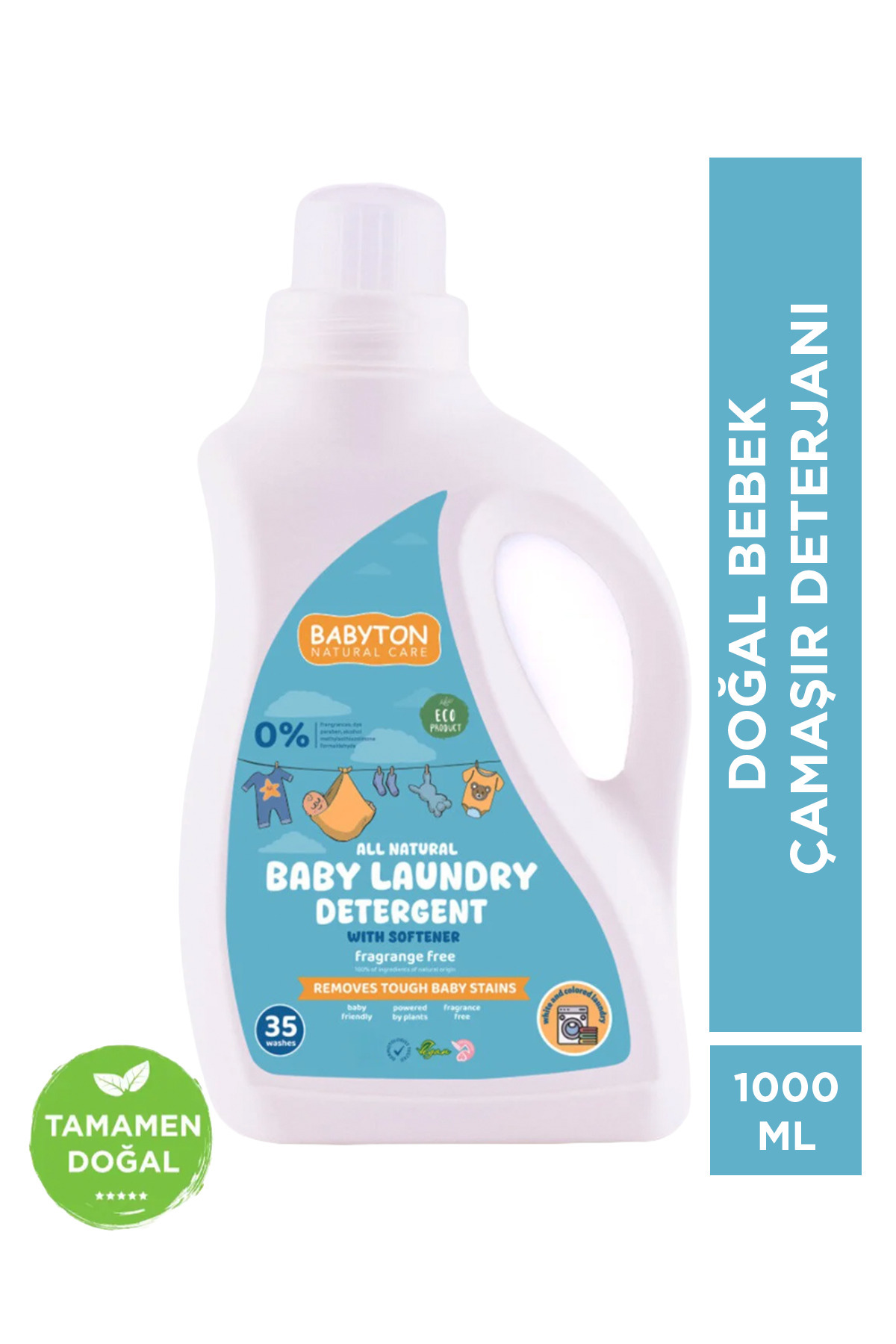 BABYTON Doğal Bebek Çamaşır Deterjanı 1000 ml - Fiyatı, Yorumları