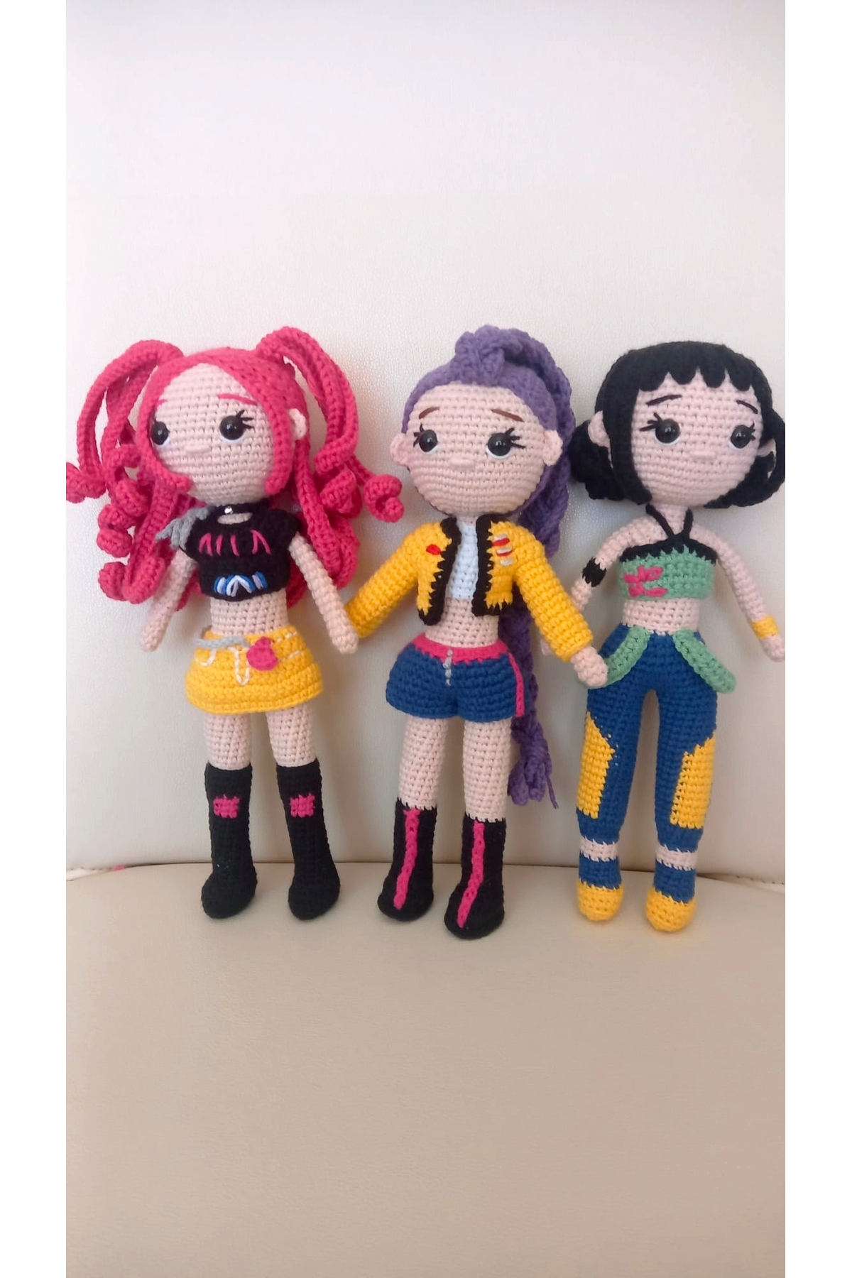 ■極レア マーベル ルーシー Tucking My Dears All Safe MİNOHOUSE Amigurumi K-Pop Demon Hunters Mira Rumi Zoey 3lü